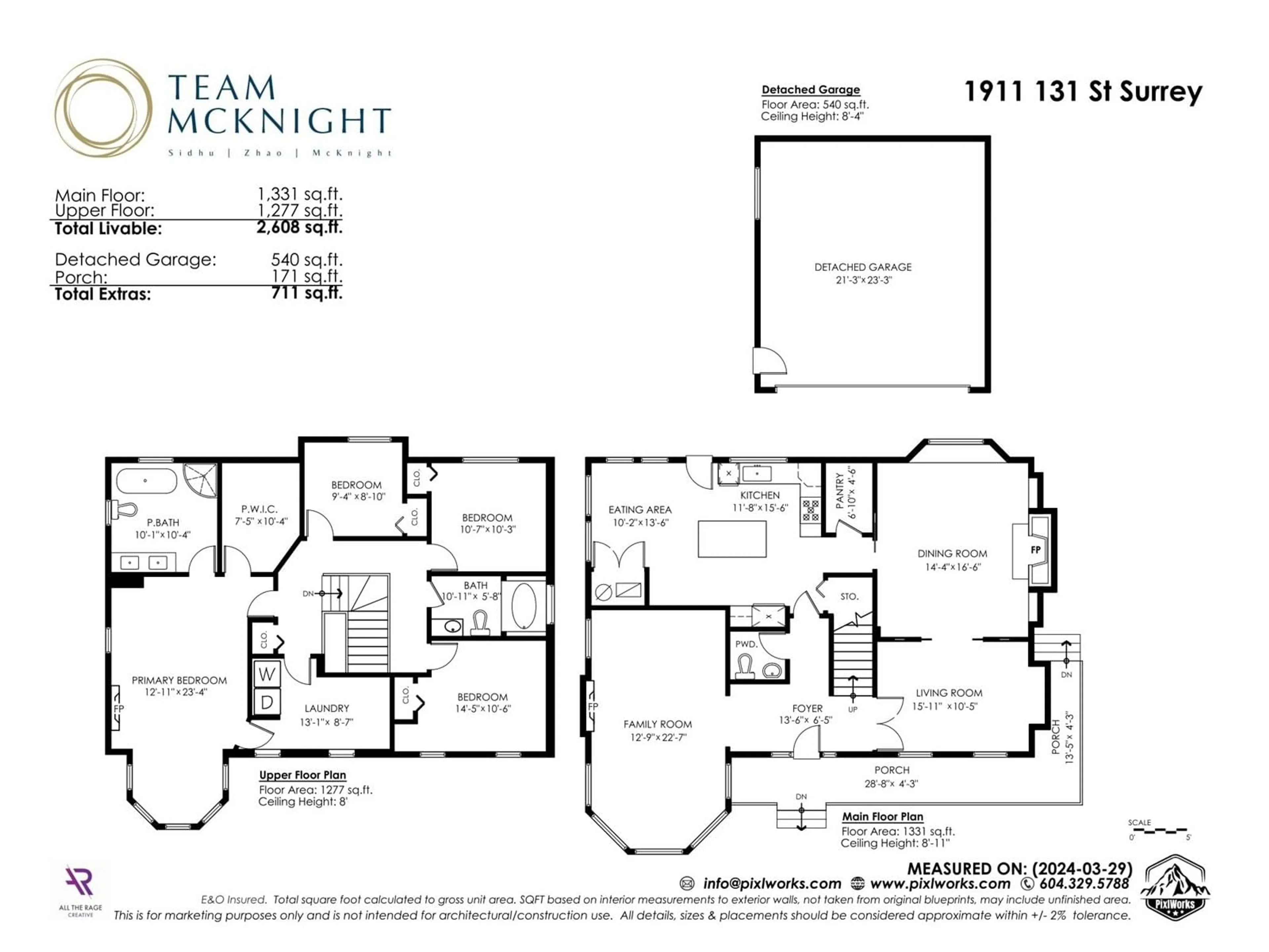 Floor plan for 1911 131 STREET, Surrey British Columbia V4A7P1