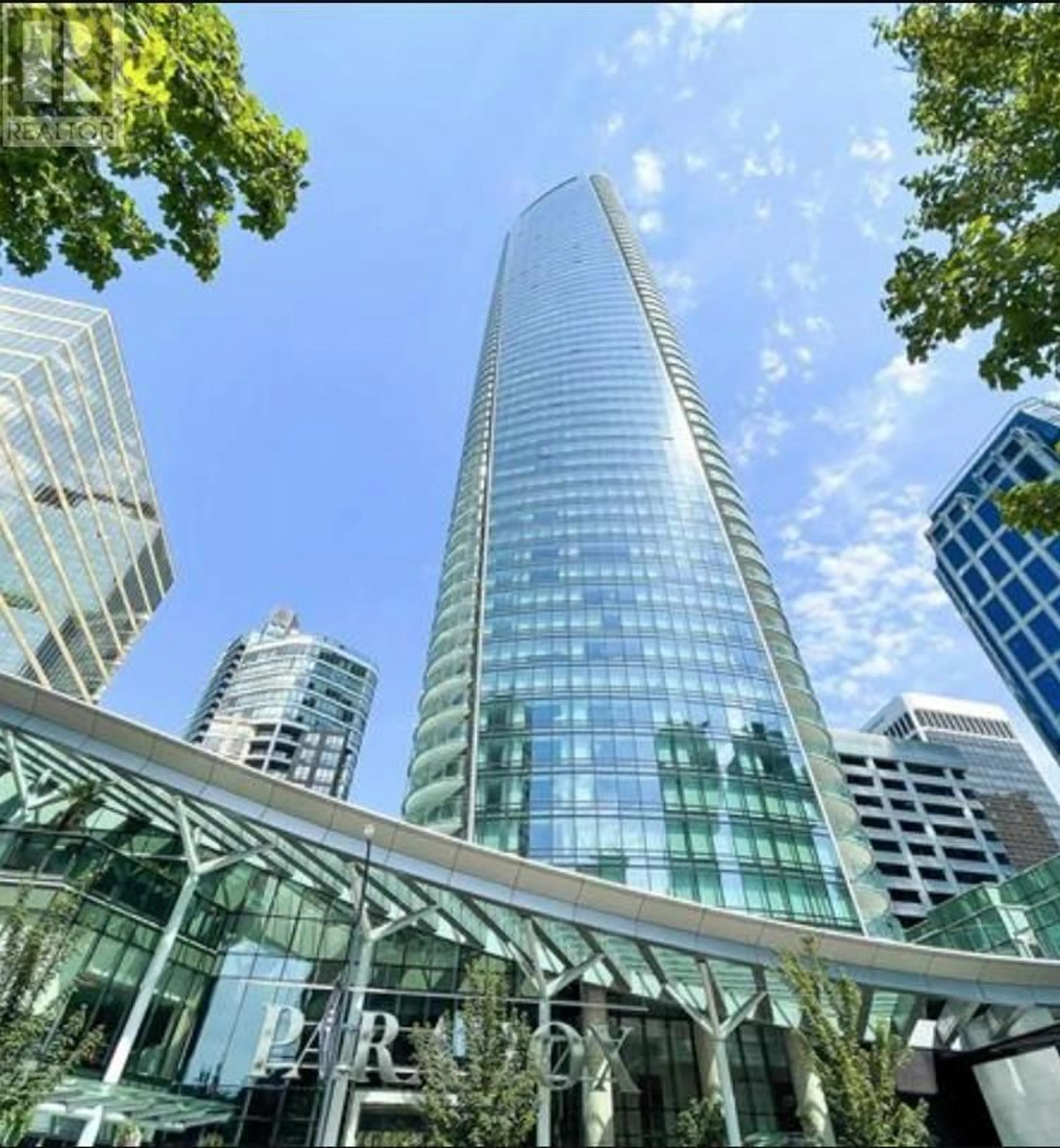 A pic from exterior of the house or condo, the view of city buildings for 3701 1151 W GEORGIA STREET, Vancouver British Columbia V6E0B3