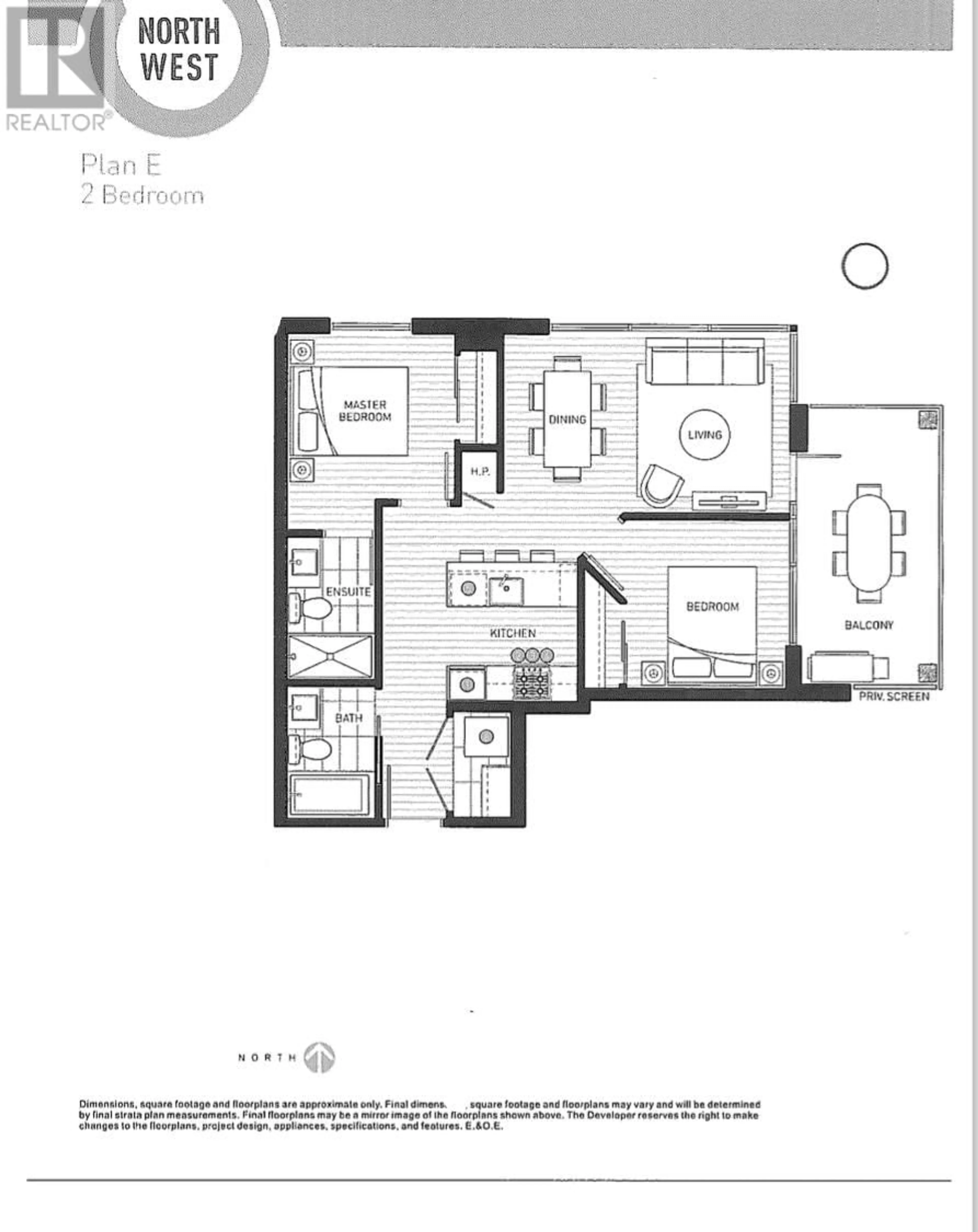 Floor plan for 605 8189 CAMBIE STREET, Vancouver British Columbia V6P0G6