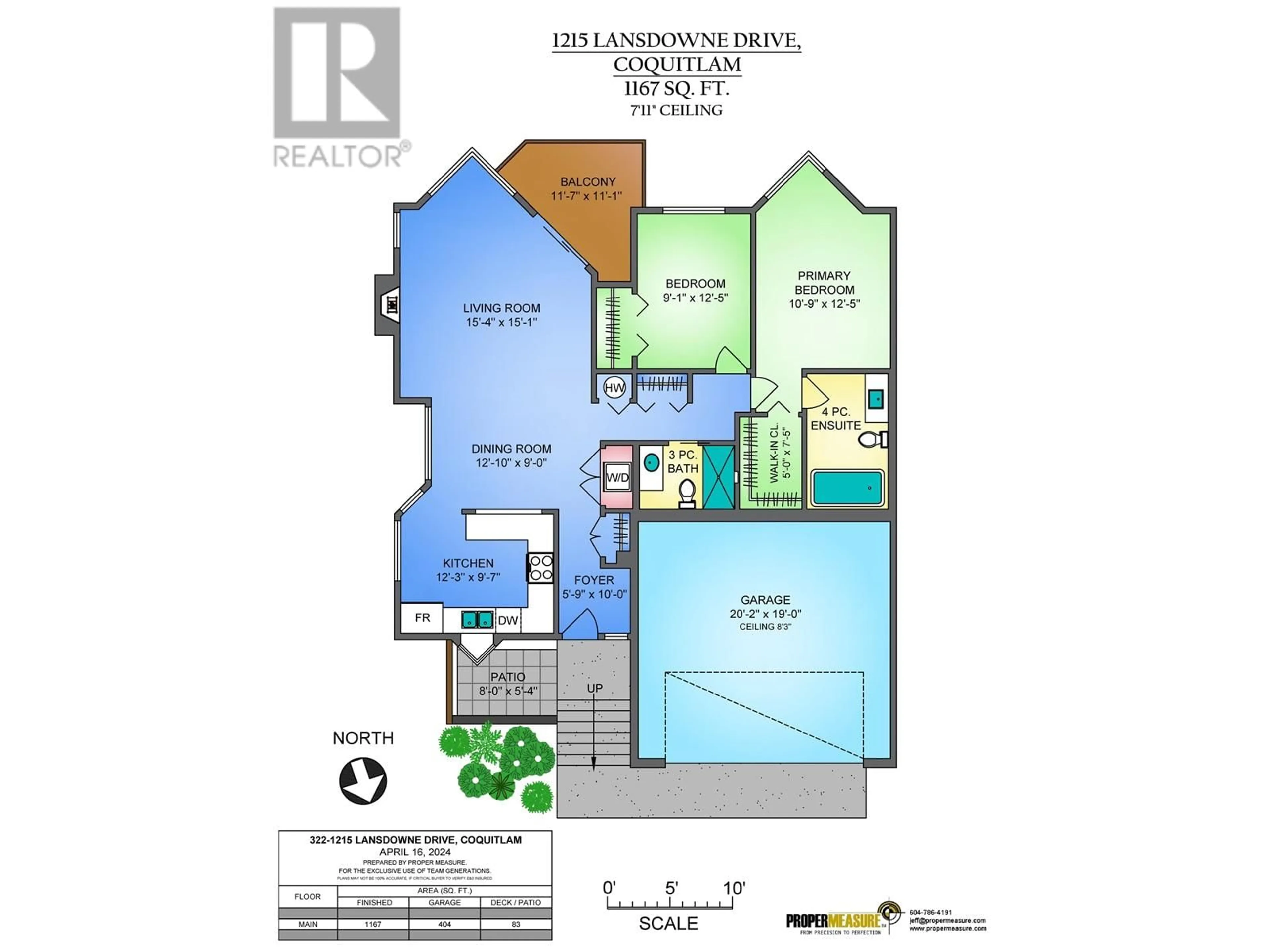 Floor plan for 322 1215 LANSDOWNE DRIVE, Coquitlam British Columbia V3E2P6