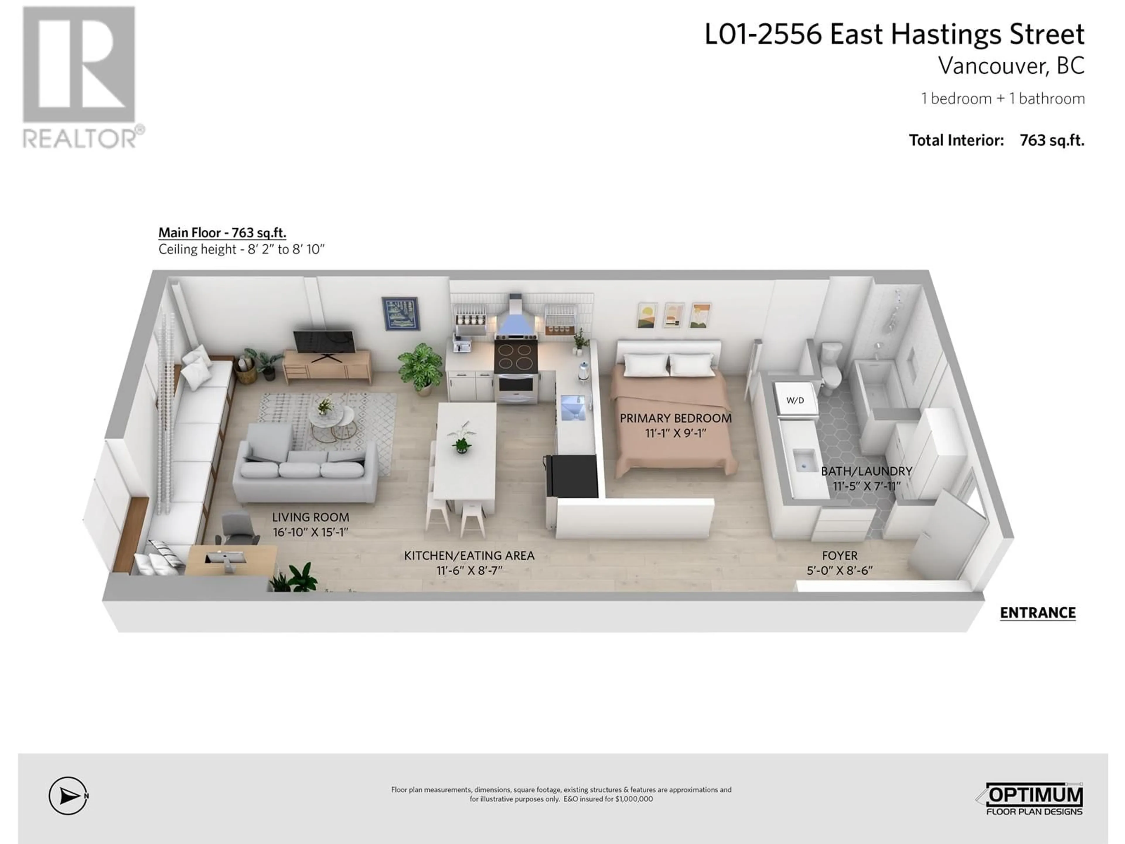 Floor plan for L01 2556 E HASTINGS STREET, Vancouver British Columbia V5K1Z3