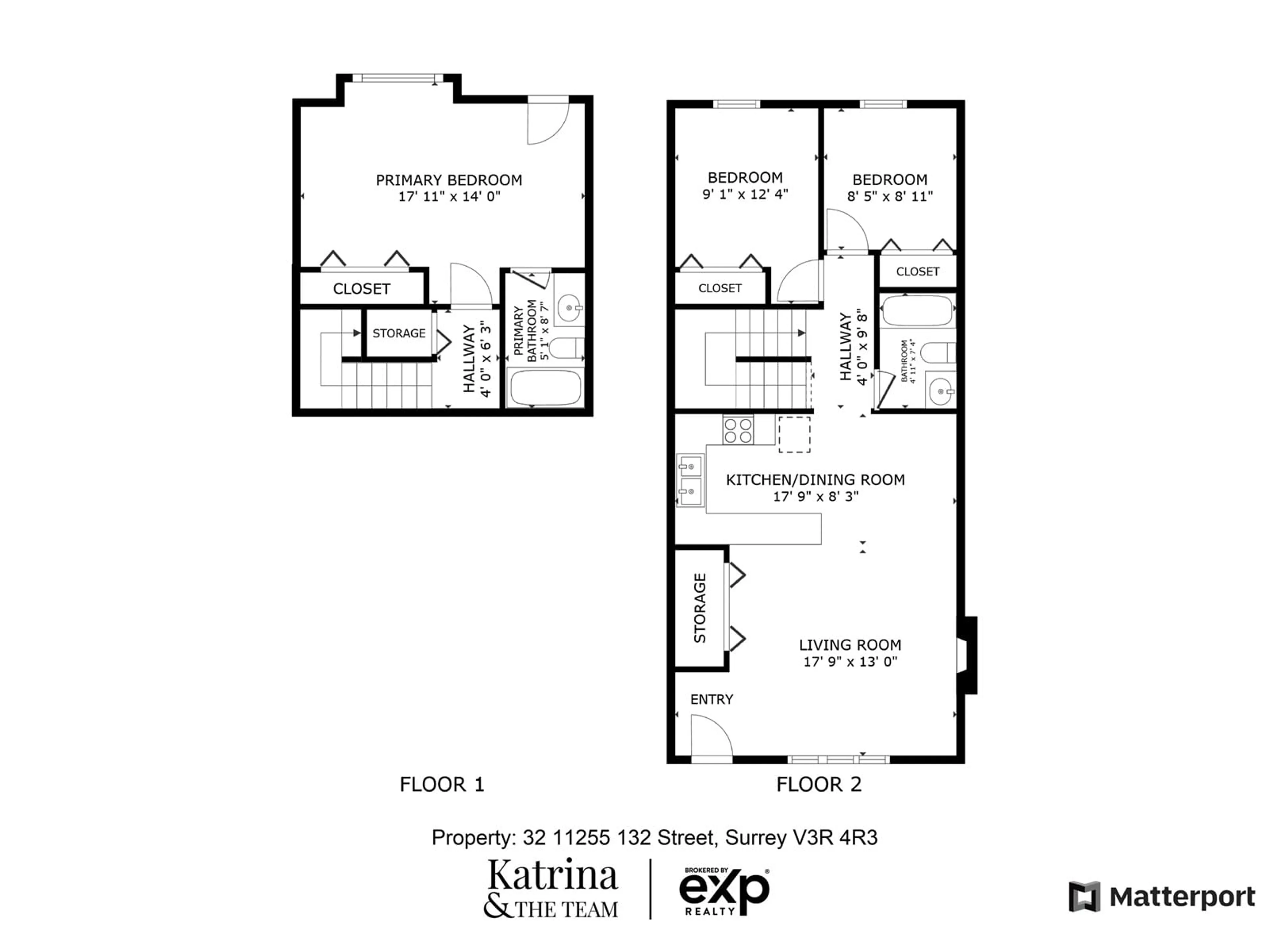Floor plan for 32 11255 132 STREET, Surrey British Columbia V3R4R3