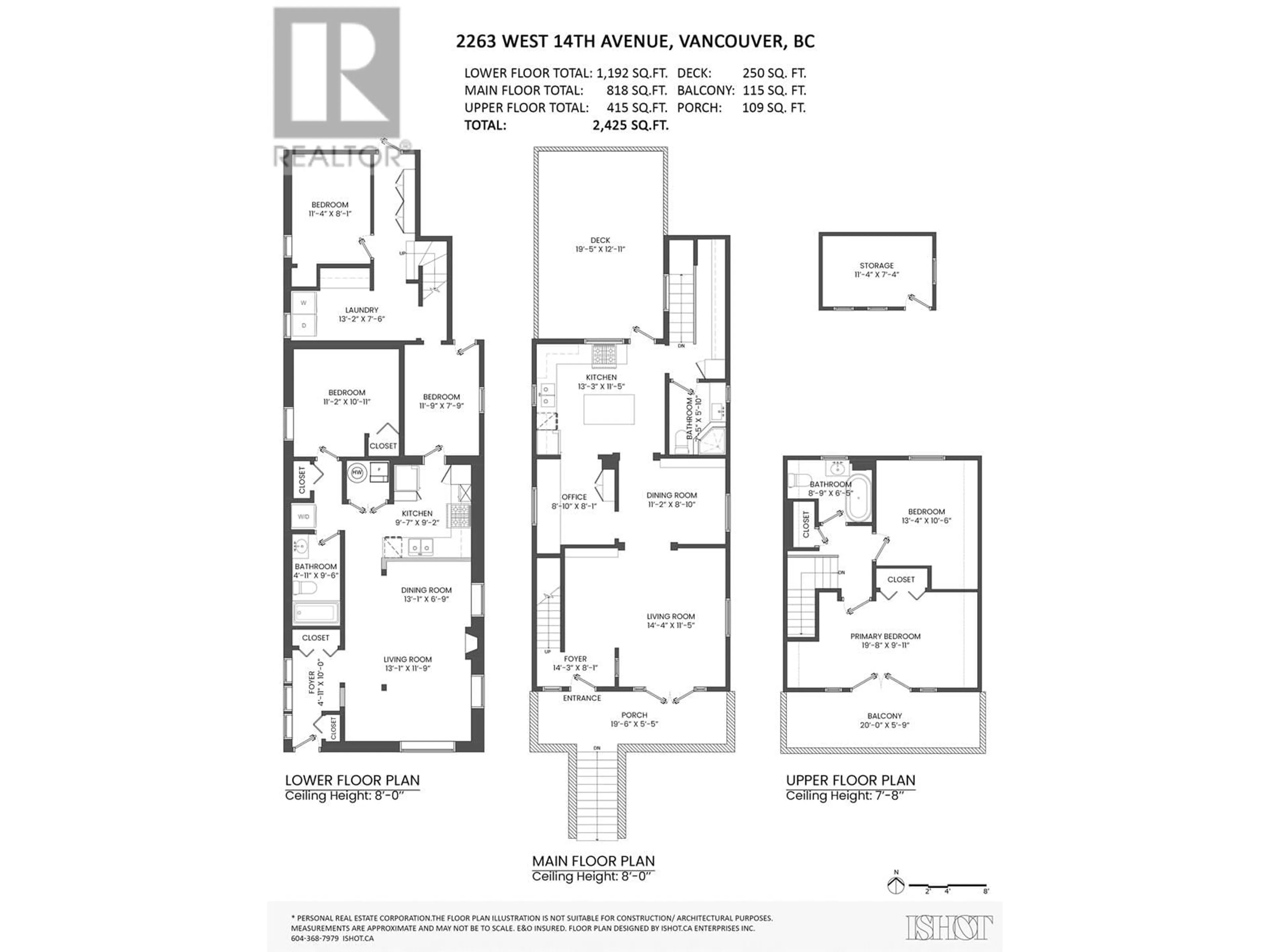Floor plan for 2263 W 14TH AVENUE, Vancouver British Columbia V6K2V9