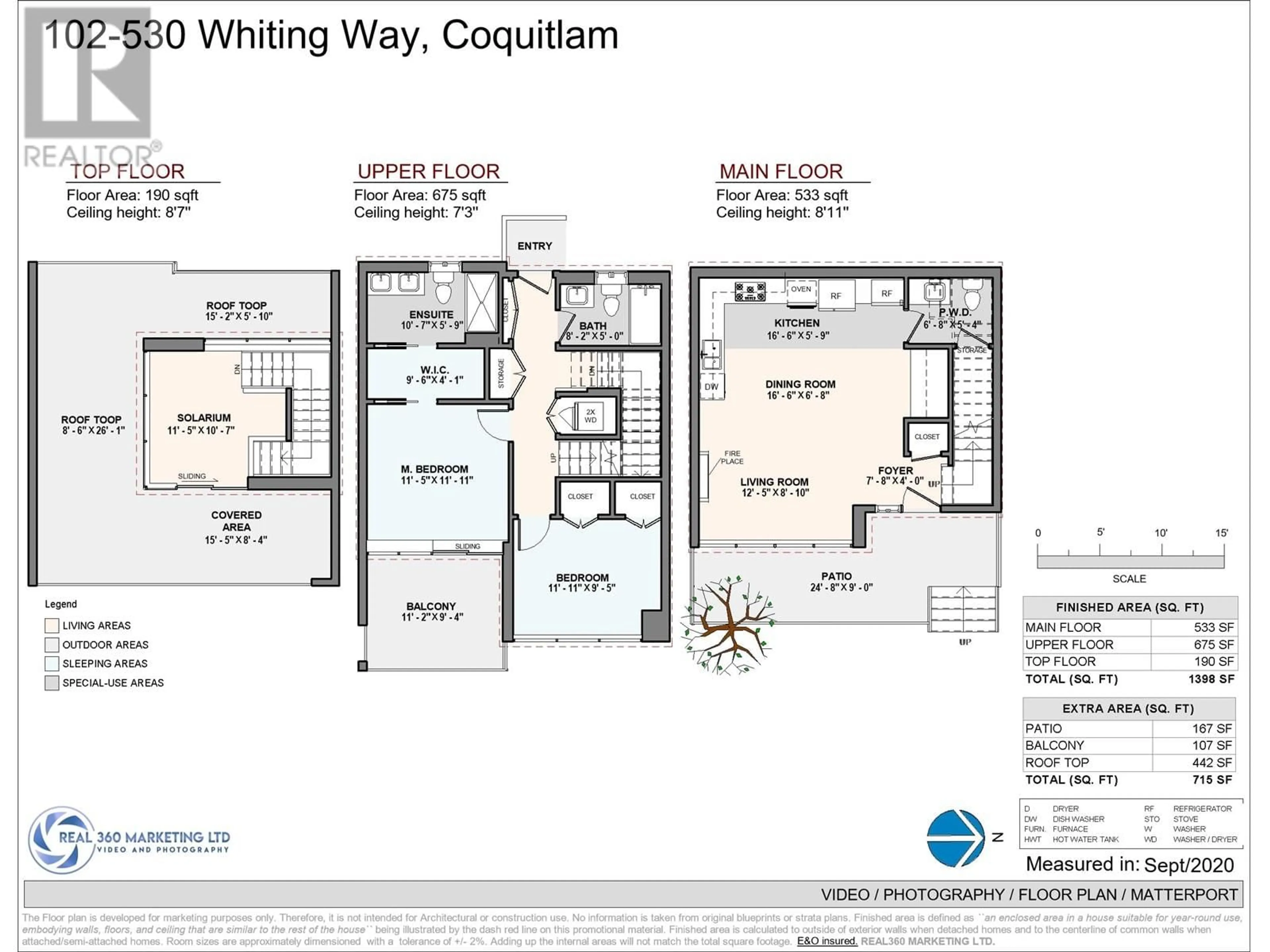 Floor plan for 102 530 WHITING WAY, Coquitlam British Columbia V3J0J4