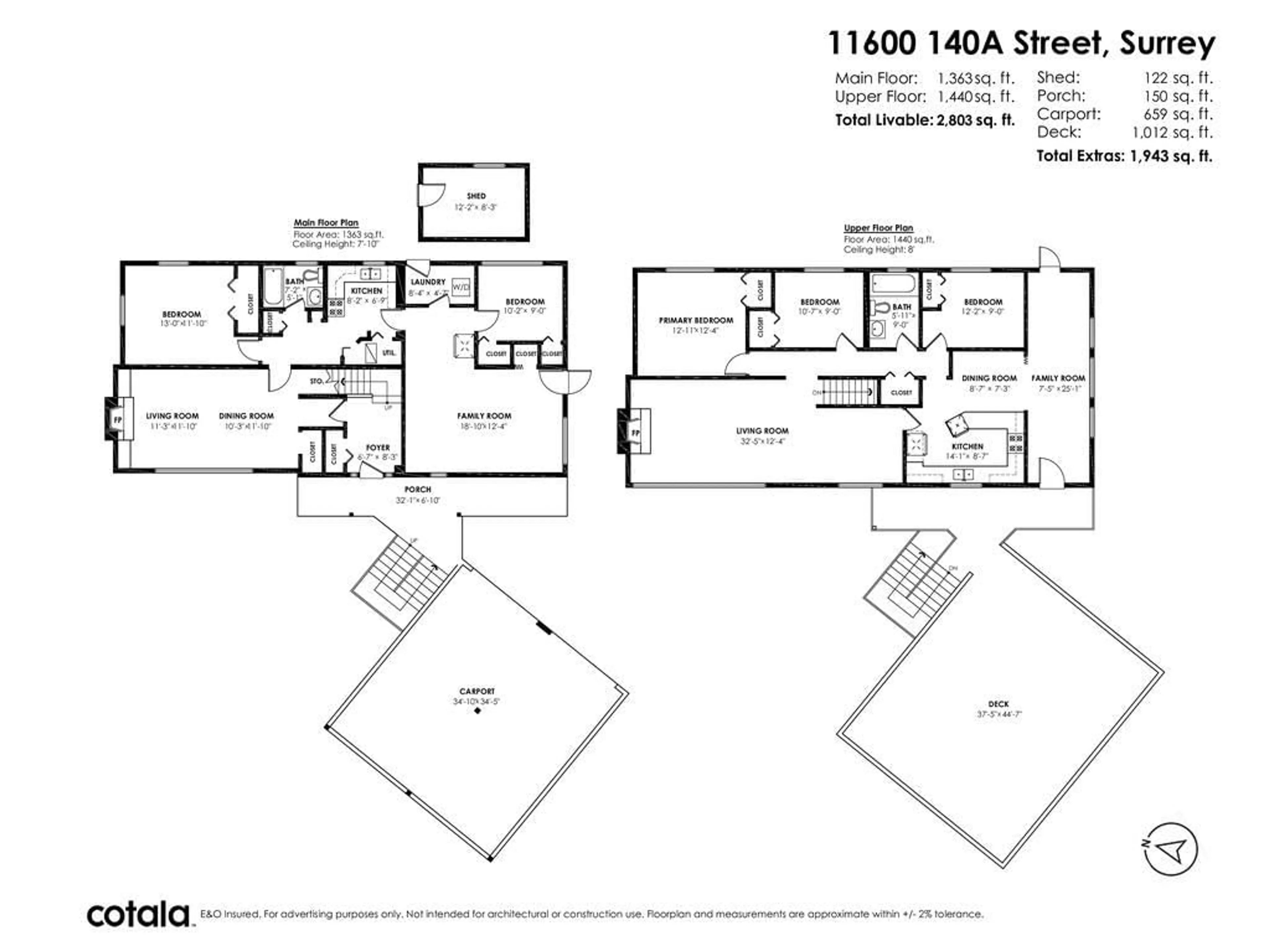 Floor plan for 11600 140A STREET, Surrey British Columbia V3R3J3