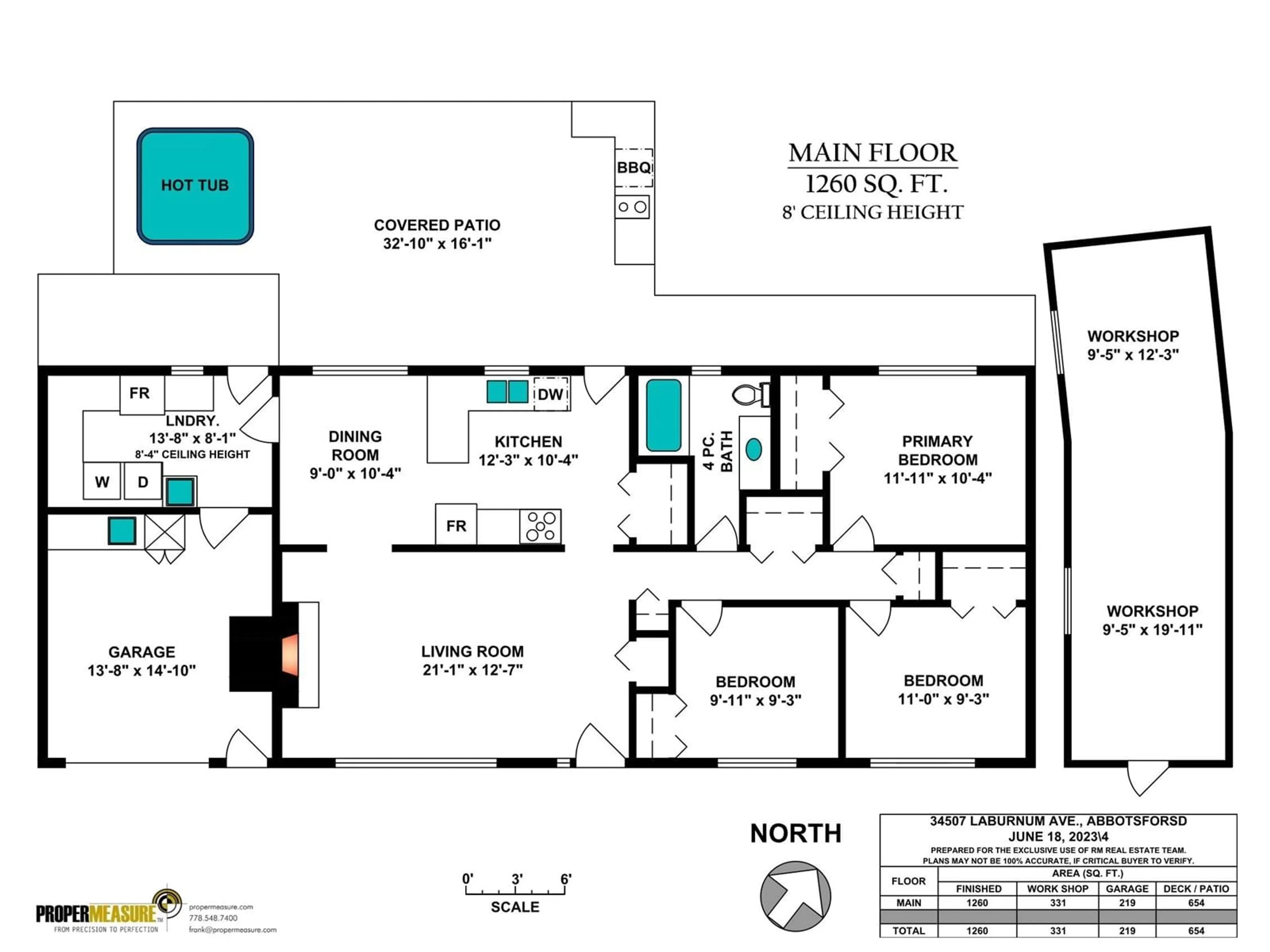 Floor plan for 34507 LABURNUM AVENUE, Abbotsford British Columbia V2S4V3