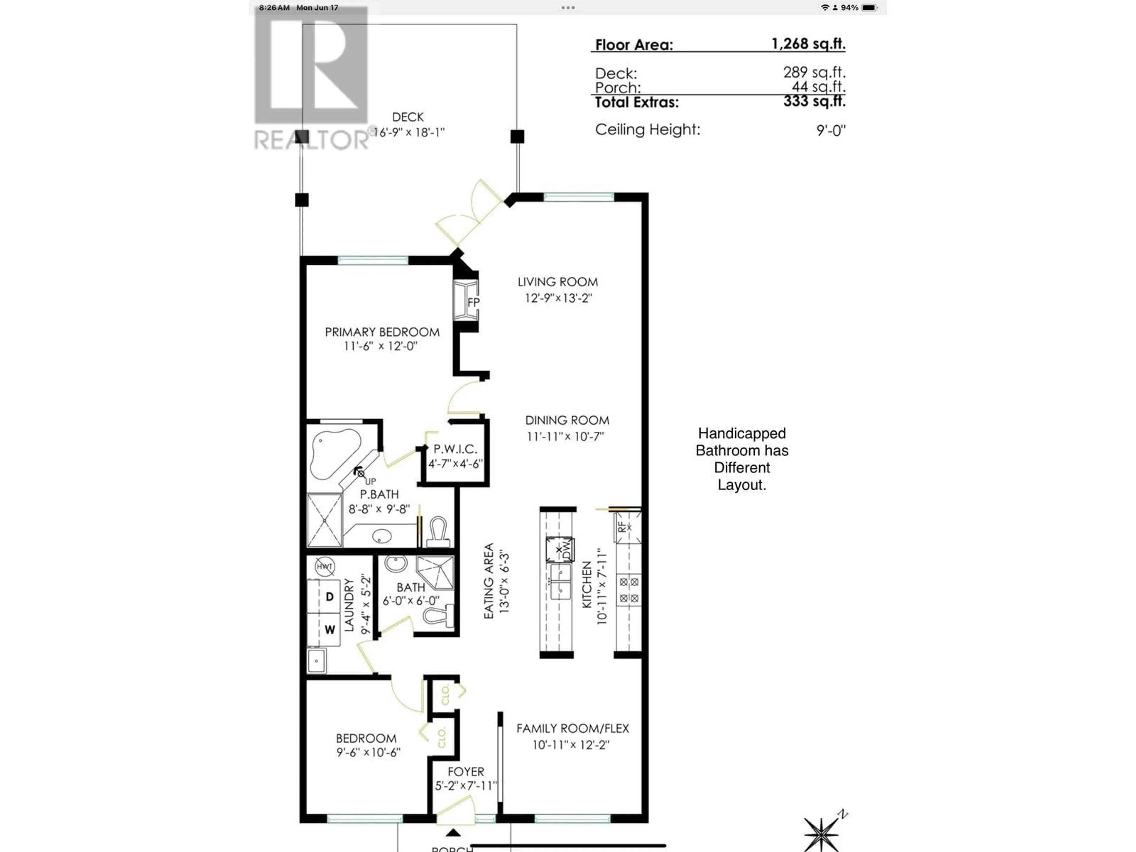 Floor plan for 114 6263 RIVER ROAD, Delta British Columbia V4K5E3