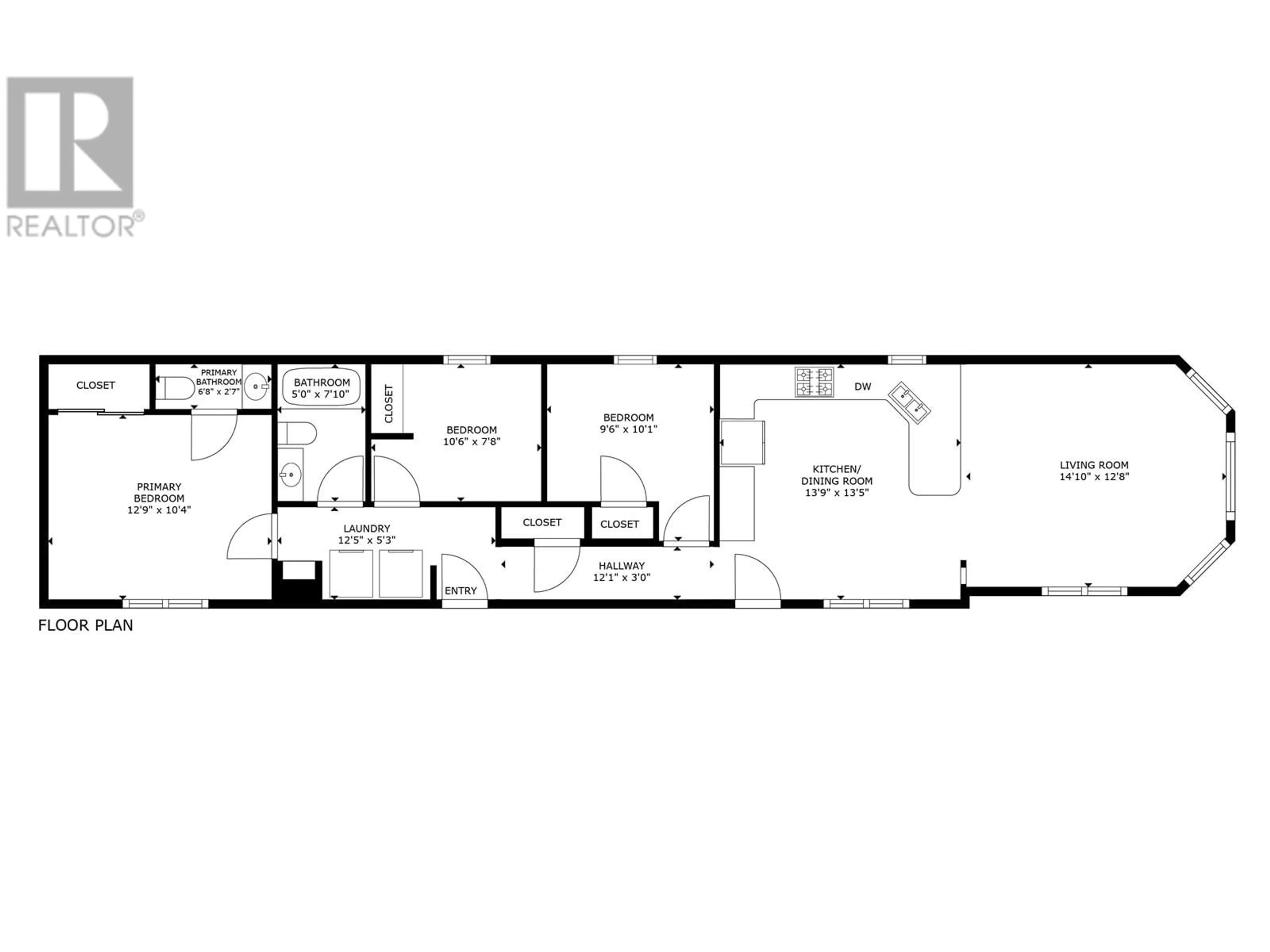 Floor plan for 8919 77 STREET, Fort St. John British Columbia V1J3A5