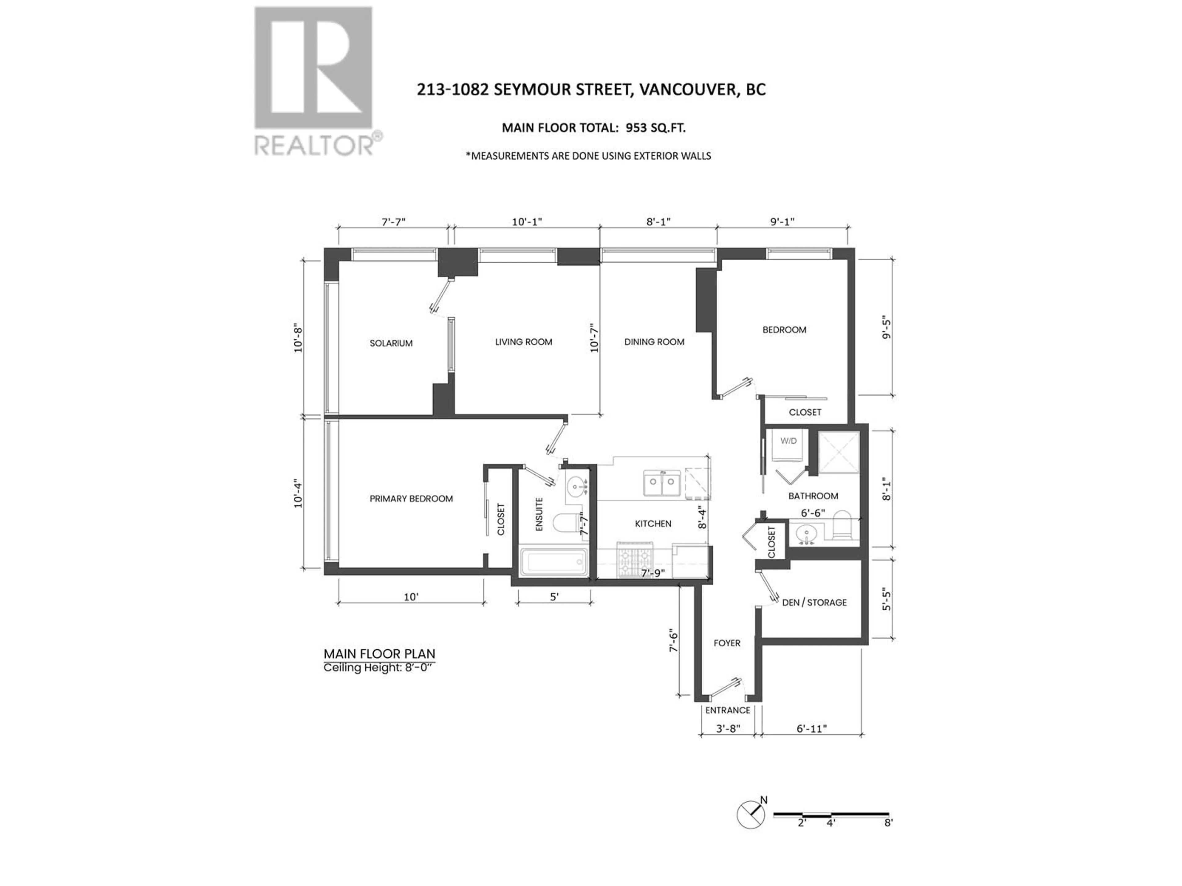 Floor plan for 213 1082 SEYMOUR STREET, Vancouver British Columbia V6B1X9