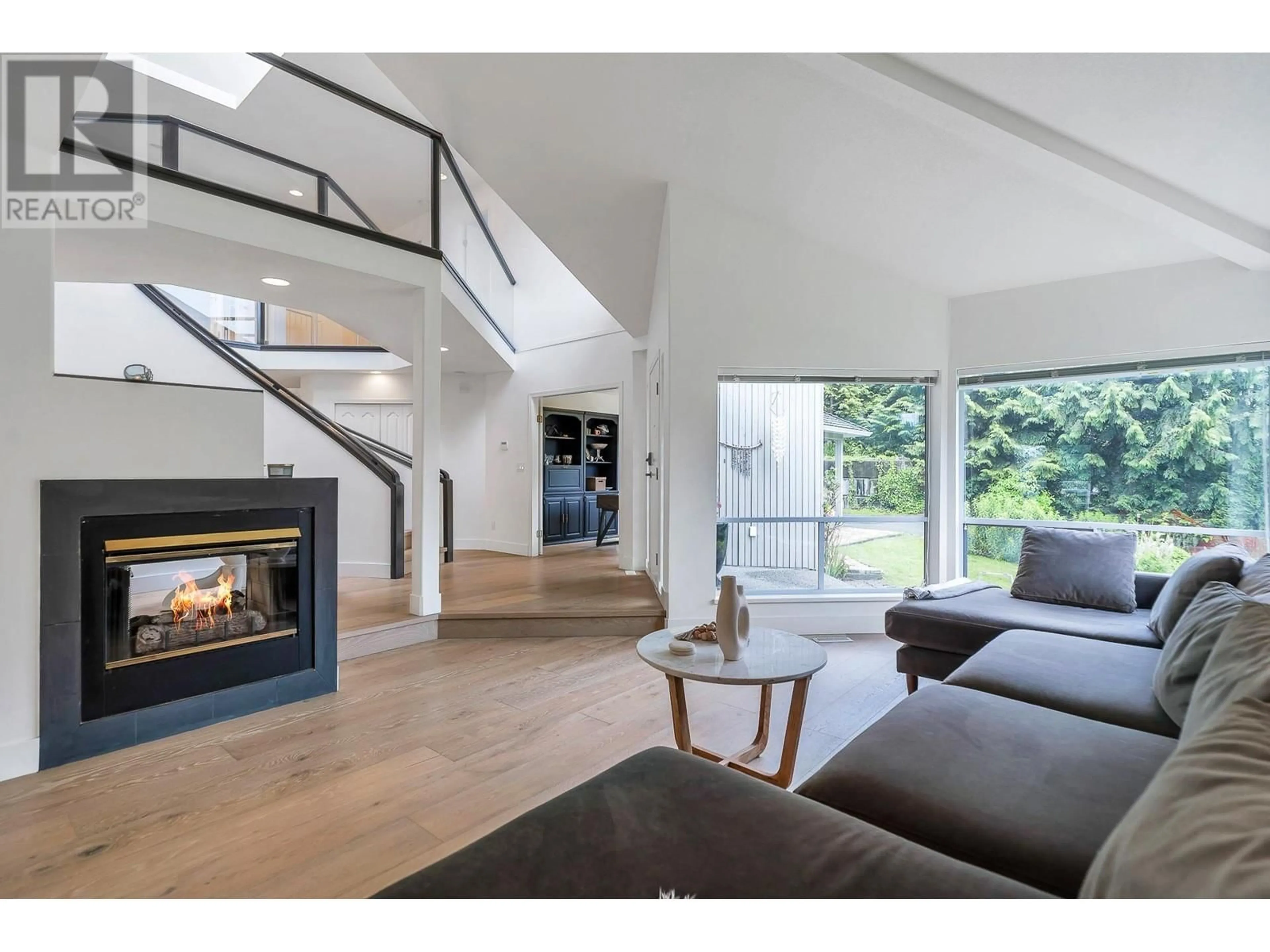 Living room, wood floors for 4208 BEDWELL BAY ROAD, Belcarra British Columbia V3H4R1