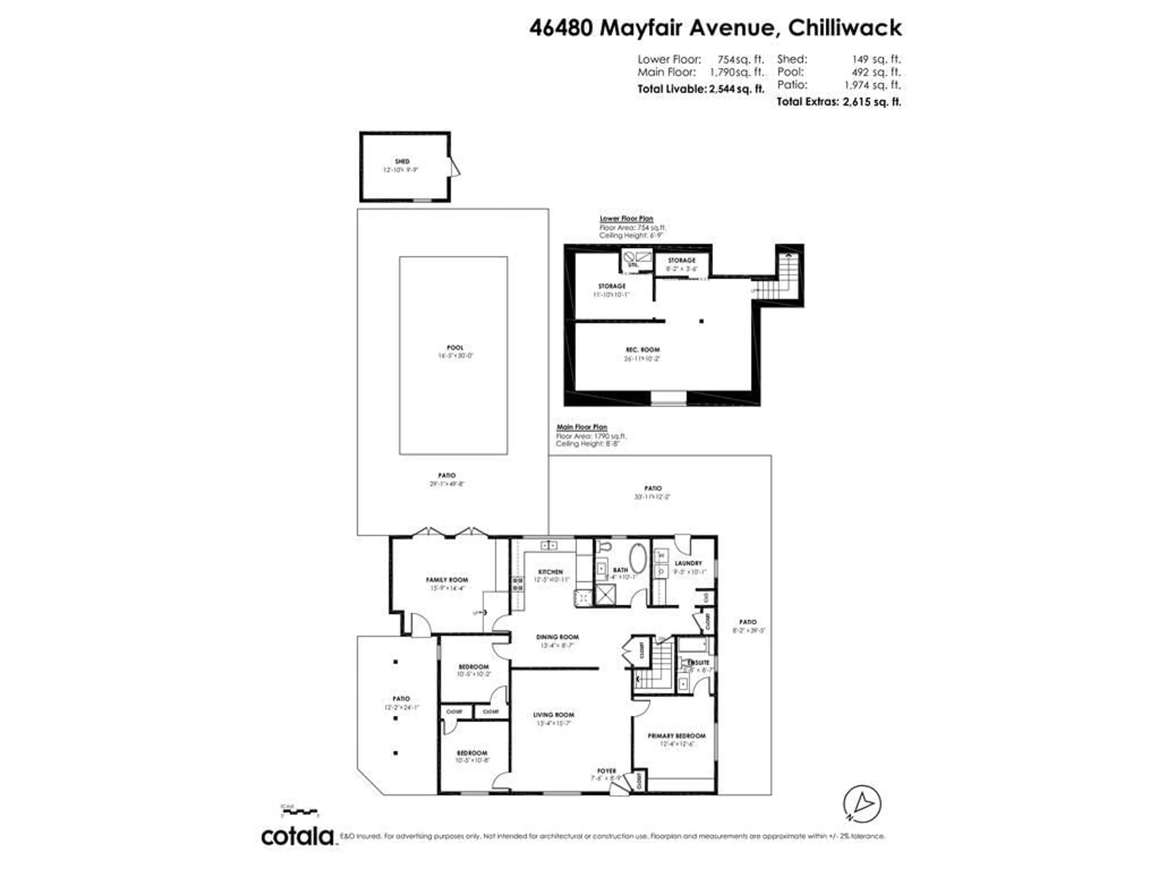 Floor plan for 46480 MAYFAIR AVENUE, Chilliwack British Columbia V2P3J2