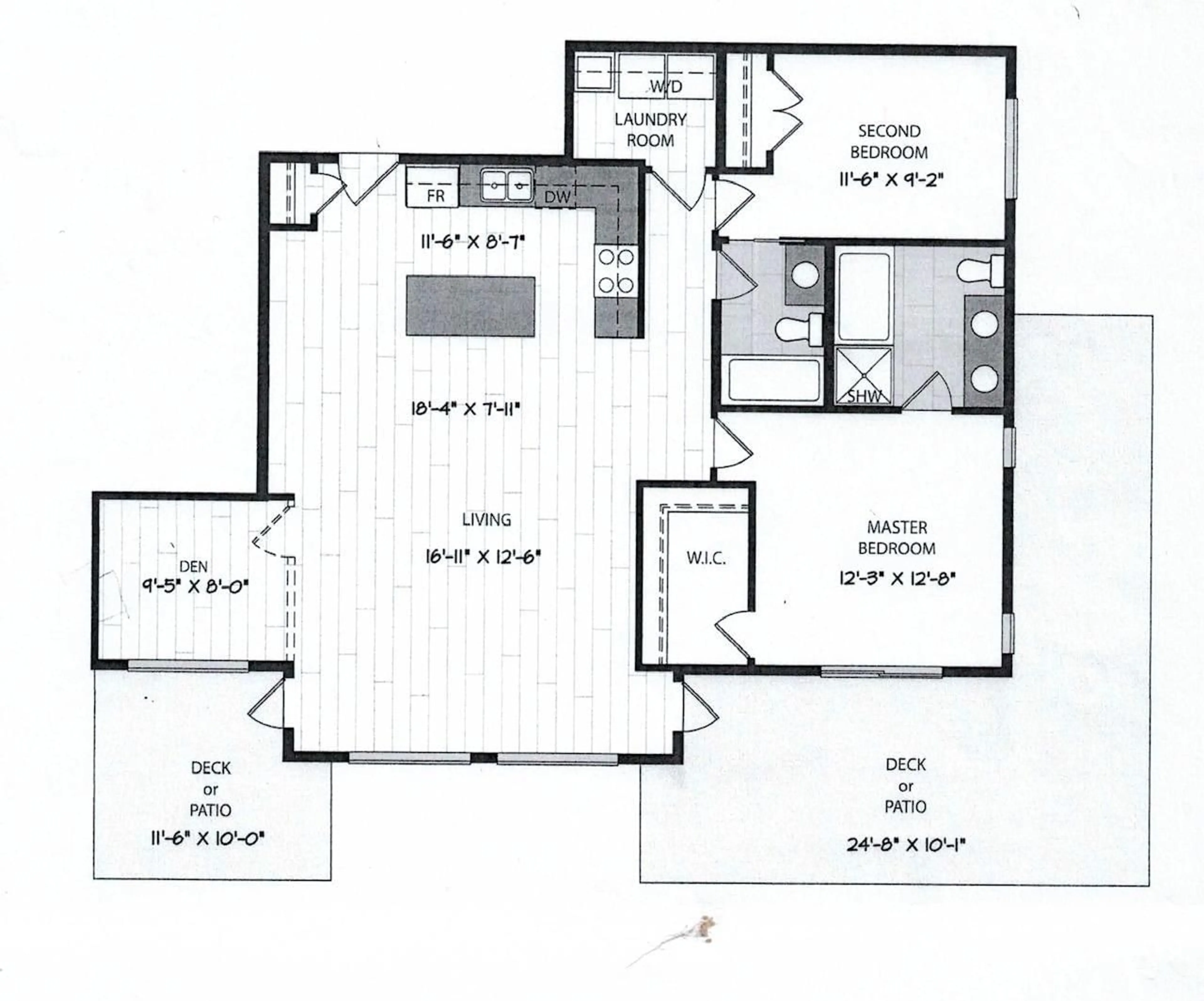 Floor plan for 315 6490 194 STREET, Surrey British Columbia V4N6J9