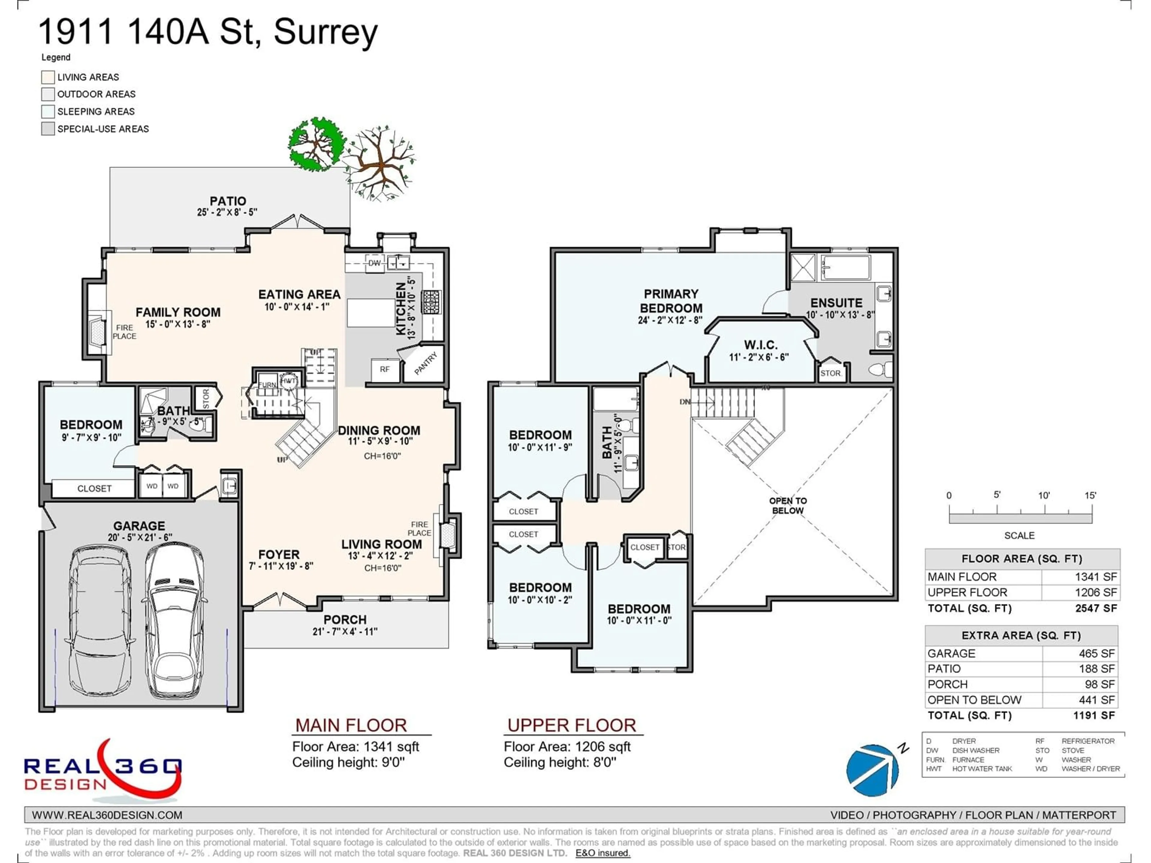Floor plan for 1911 140A STREET, Surrey British Columbia V4A7Z9