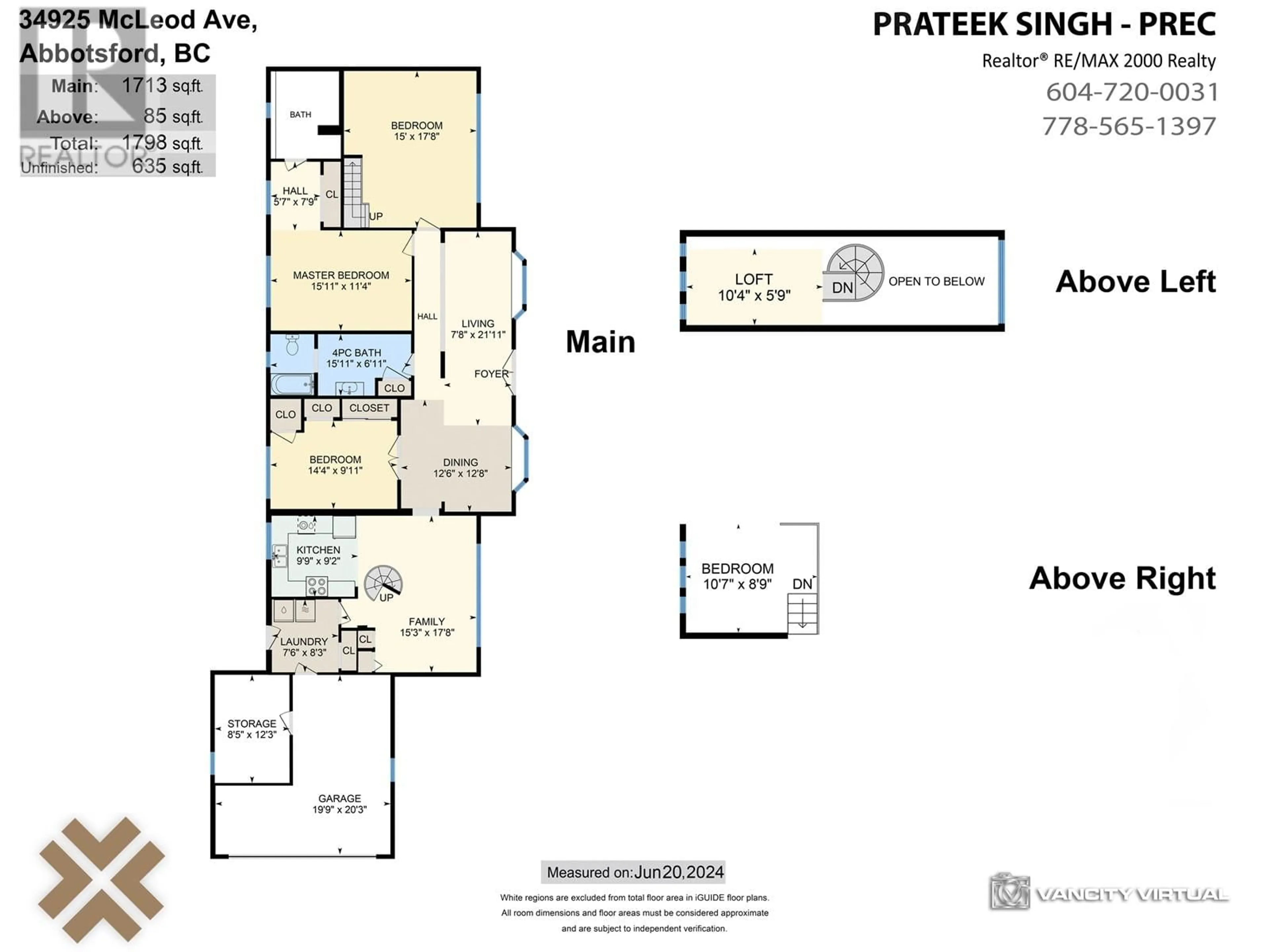 Floor plan for 12678 228 STREET, Maple Ridge British Columbia V2X6M8