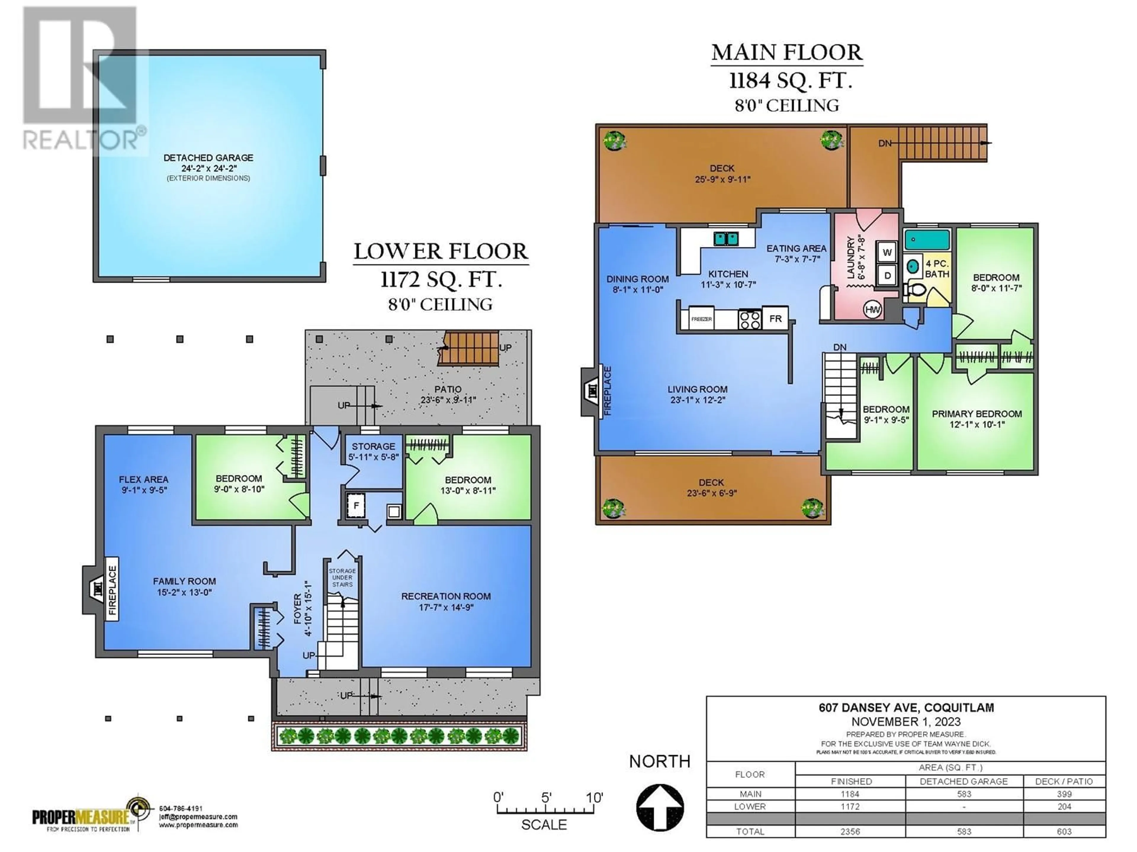 Floor plan for 607 DANSEY AVENUE, Coquitlam British Columbia V3K3E9