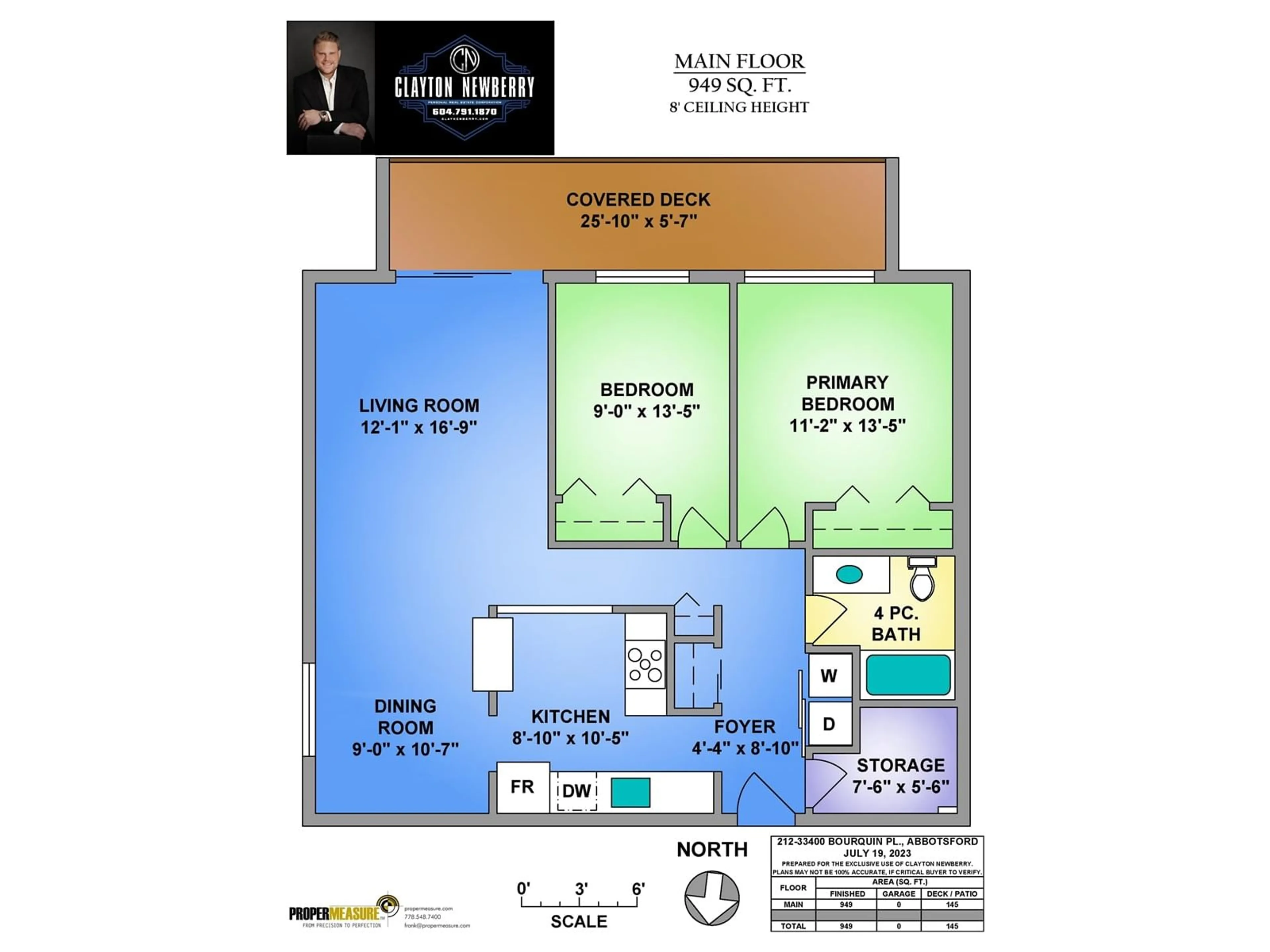 Floor plan for 212 33400 BOURQUIN PLACE, Abbotsford British Columbia V2S5G3