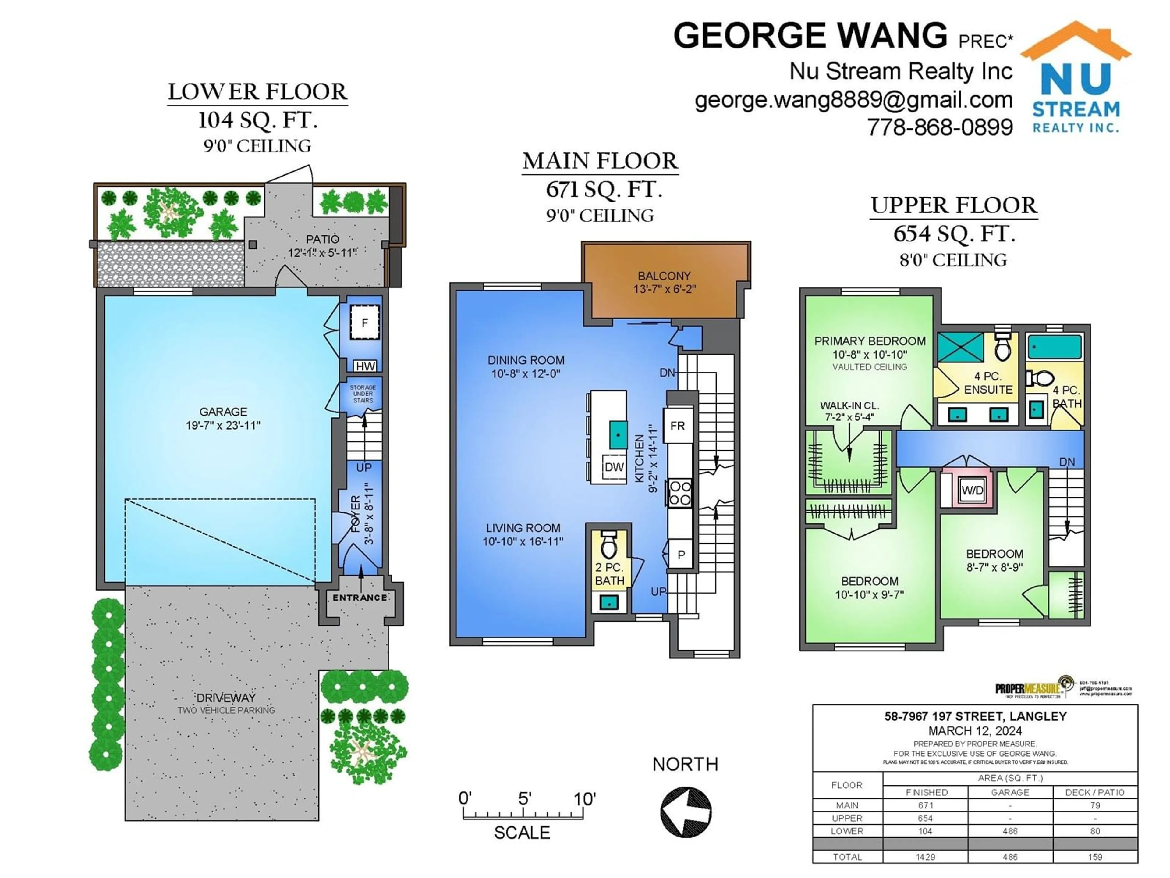 Floor plan for 58 7967 197 STREET, Langley British Columbia V2Y3P1