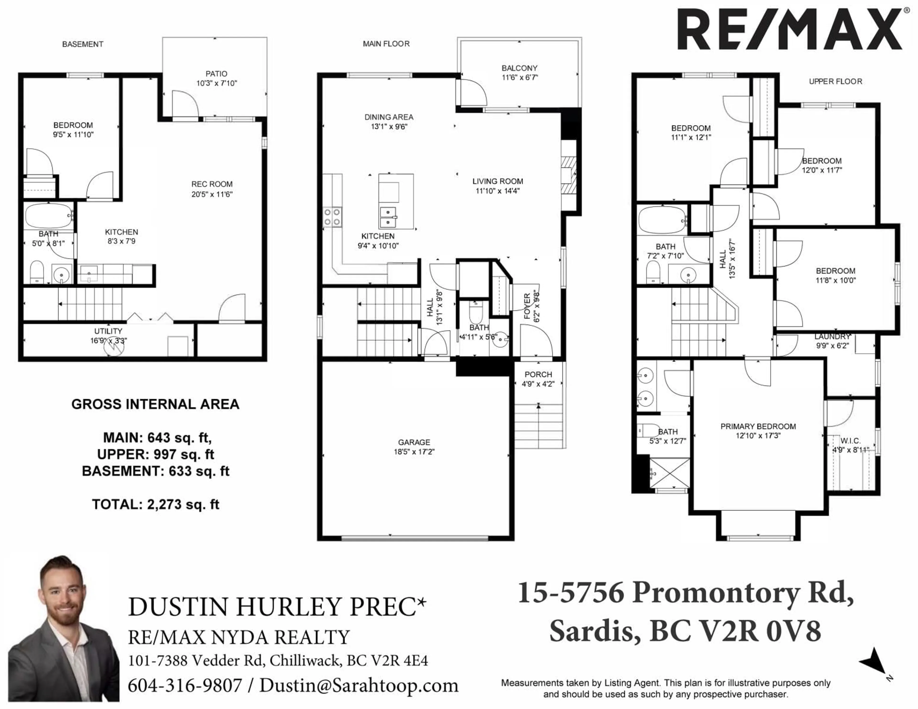 Floor plan for 15 5756 PROMONTORY ROAD, Chilliwack British Columbia V2R0V8