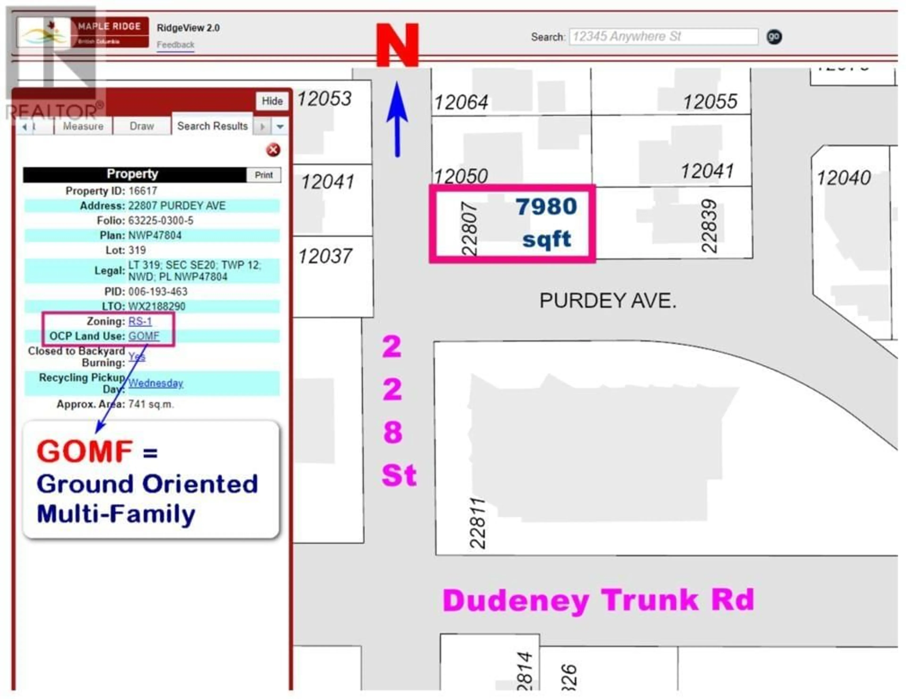 Floor plan for 22807 PURDEY AVENUE, Maple Ridge British Columbia V2X8B8