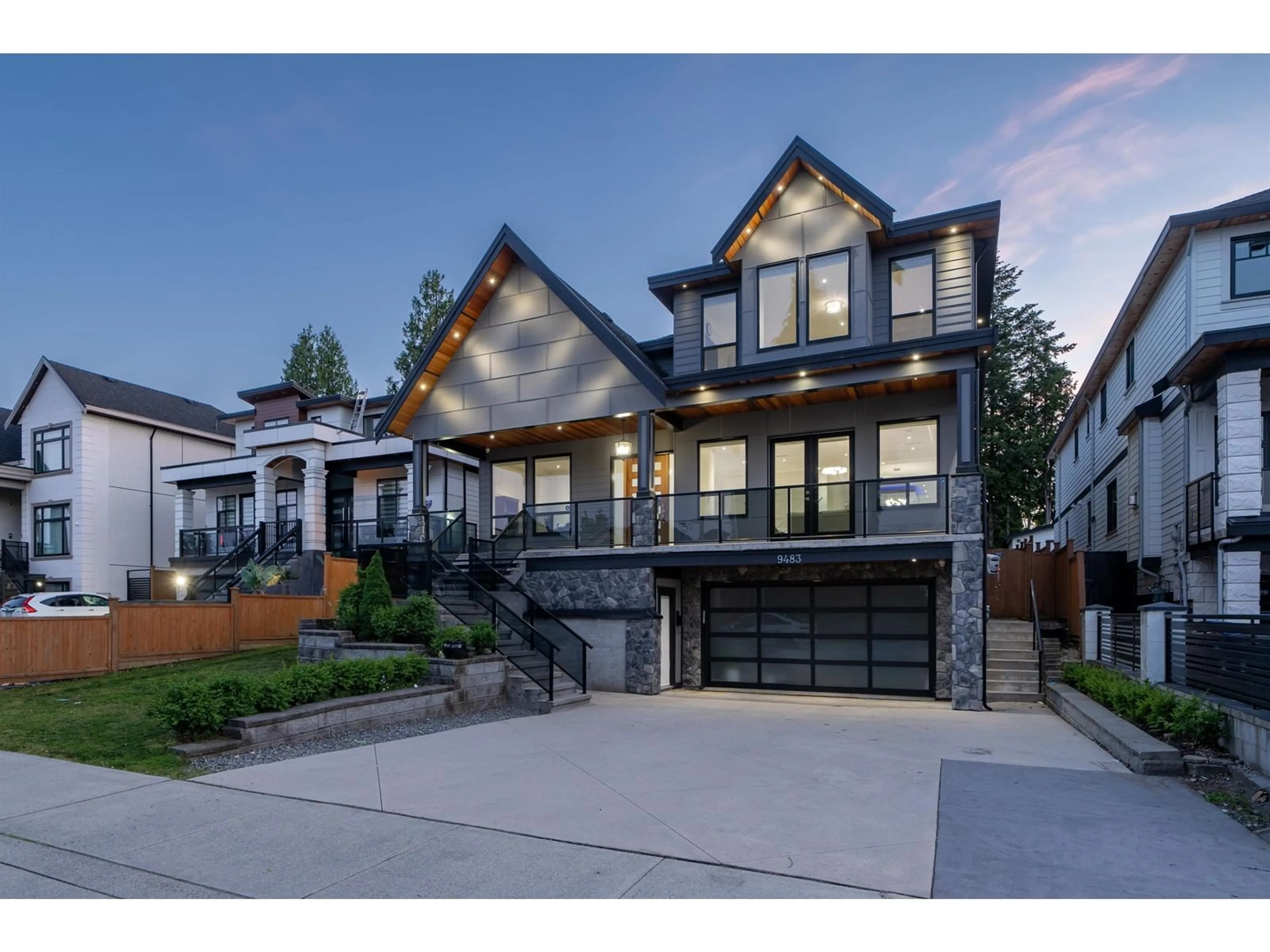 Frontside or backside of a home for 9483 162A STREET, Surrey British Columbia V4N2B7