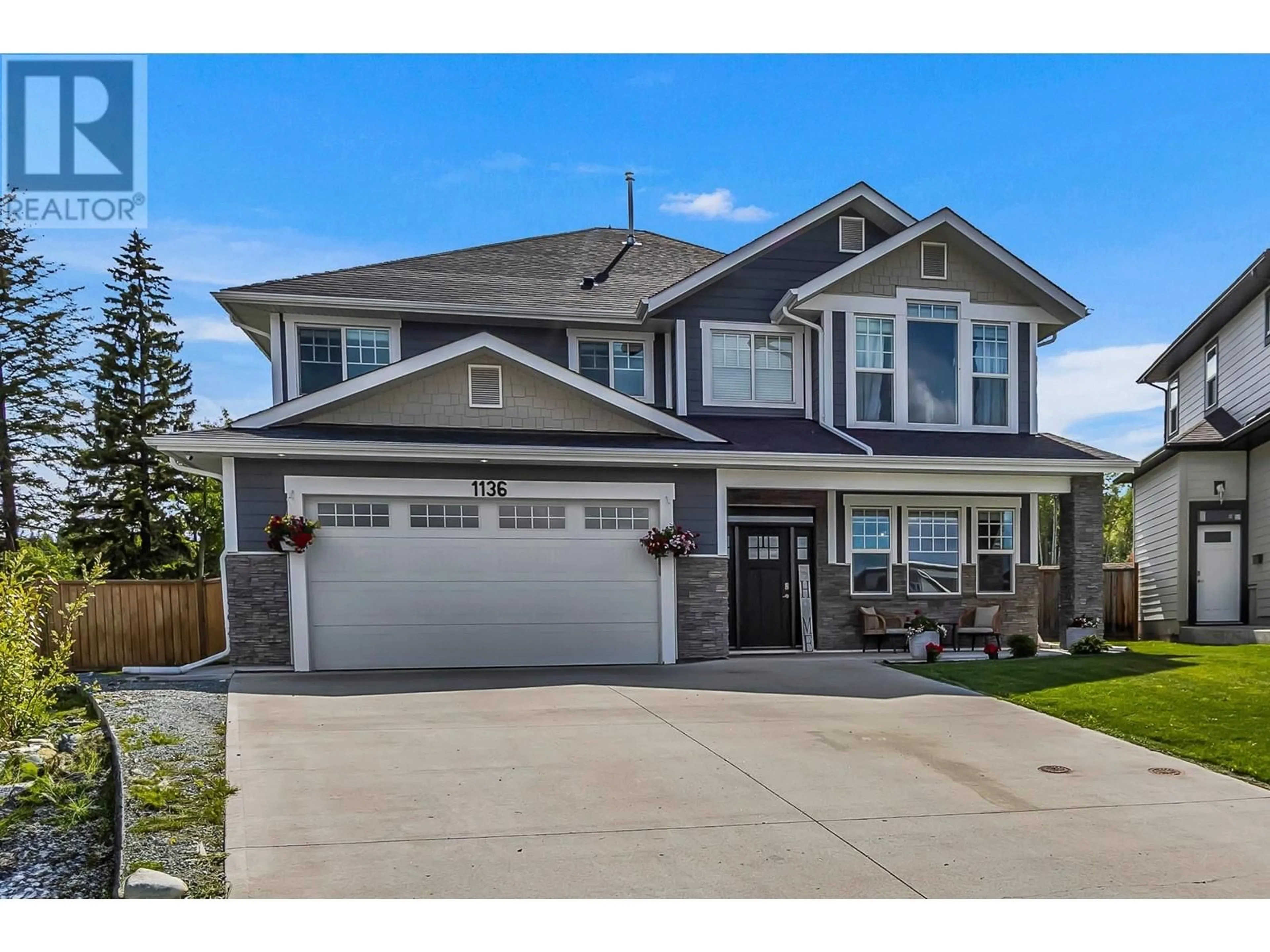 Frontside or backside of a home for 1136 MONTEITH COURT, Prince George British Columbia V2N0G8
