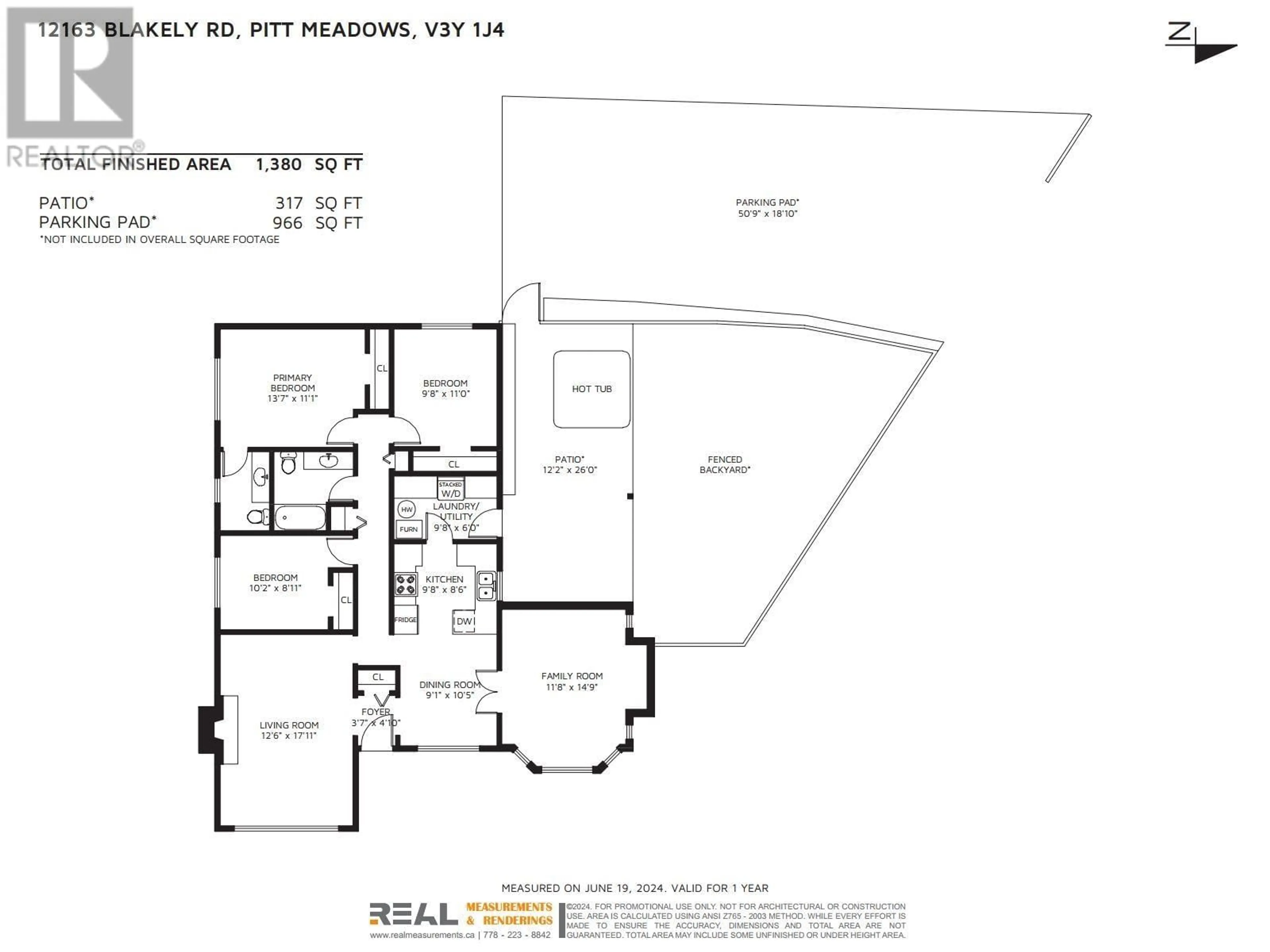 Floor plan for 12163 BLAKELY ROAD, Pitt Meadows British Columbia V3Y1J4