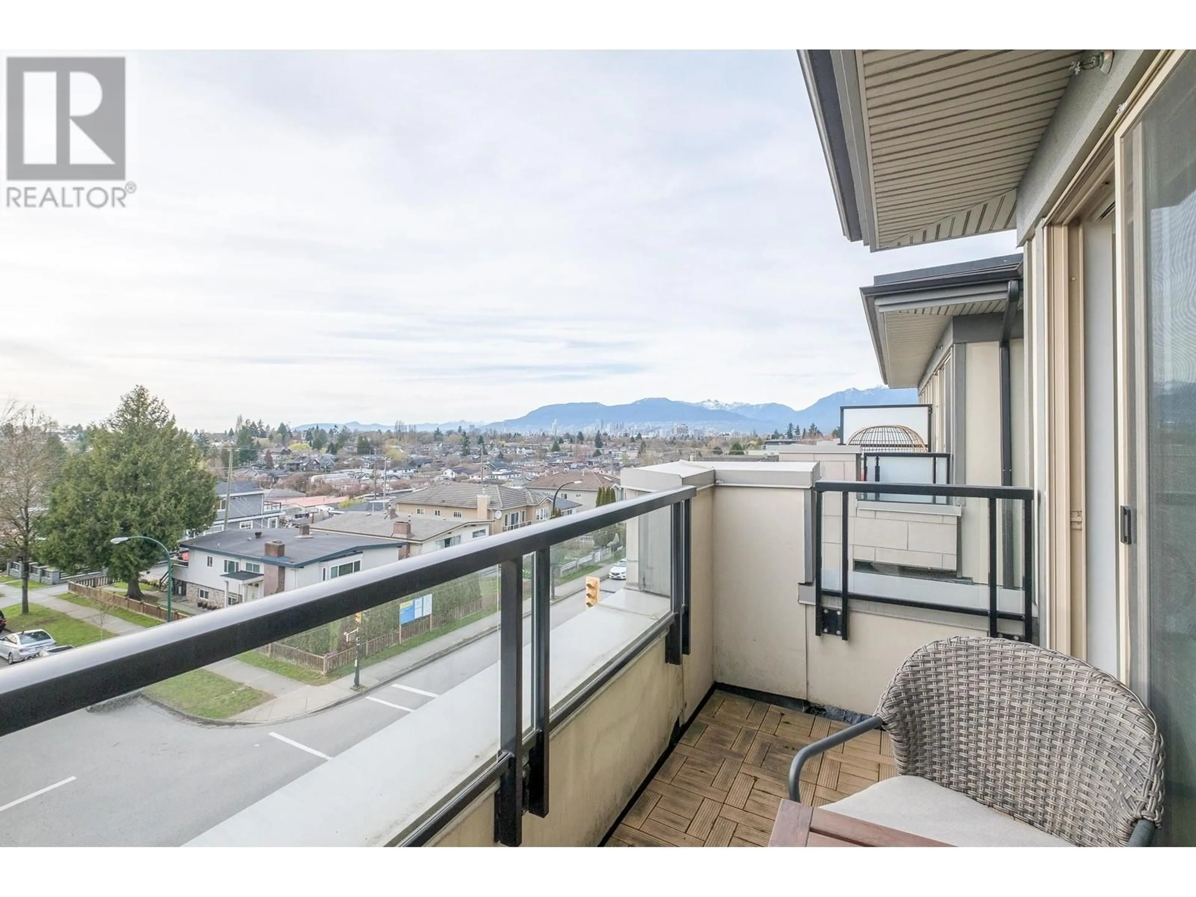 Balcony in the apartment for 405 4550 FRASER STREET, Vancouver British Columbia V5V4G8