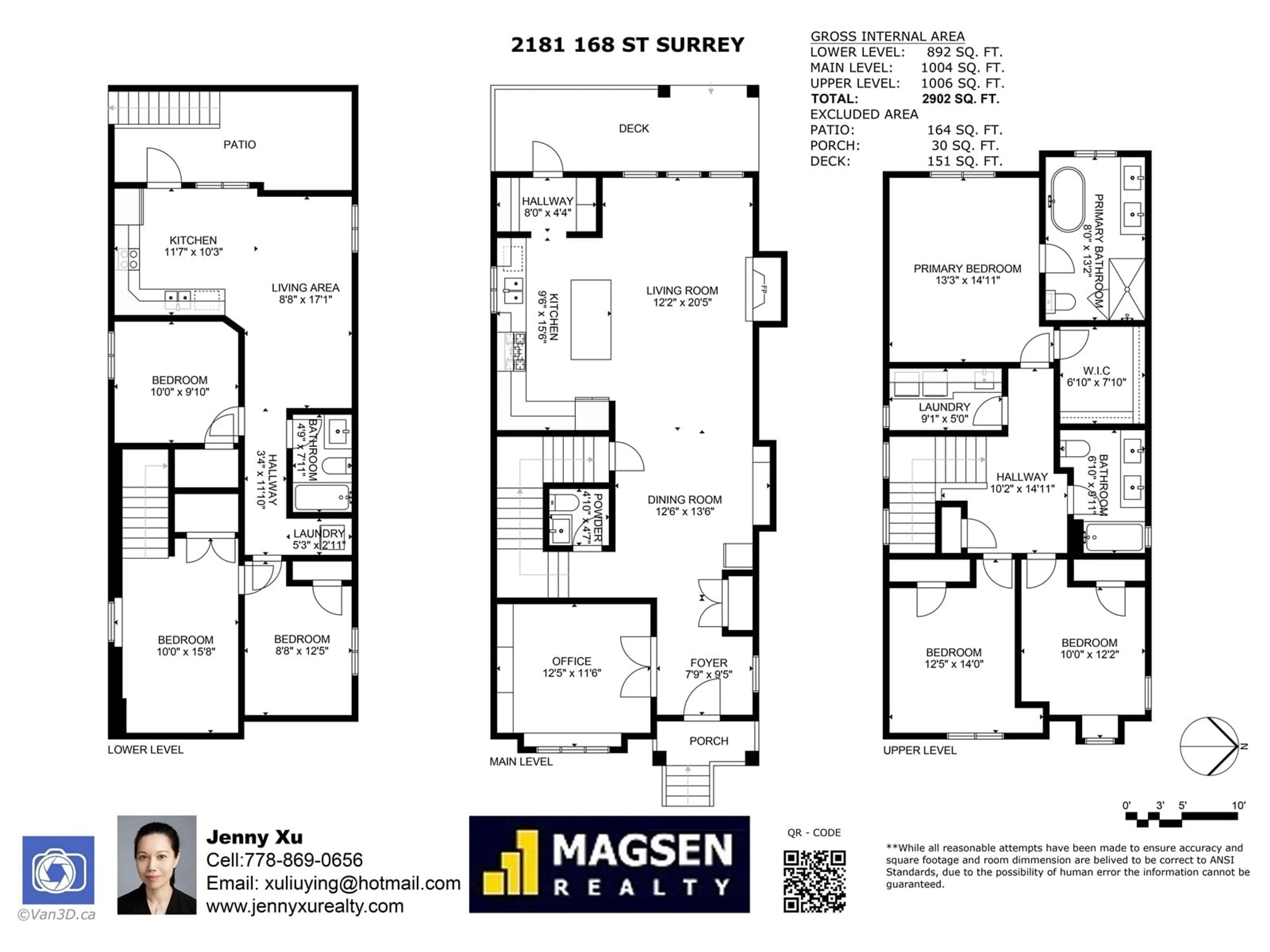 Floor plan for 2181 168 STREET, Surrey British Columbia V4B4J3