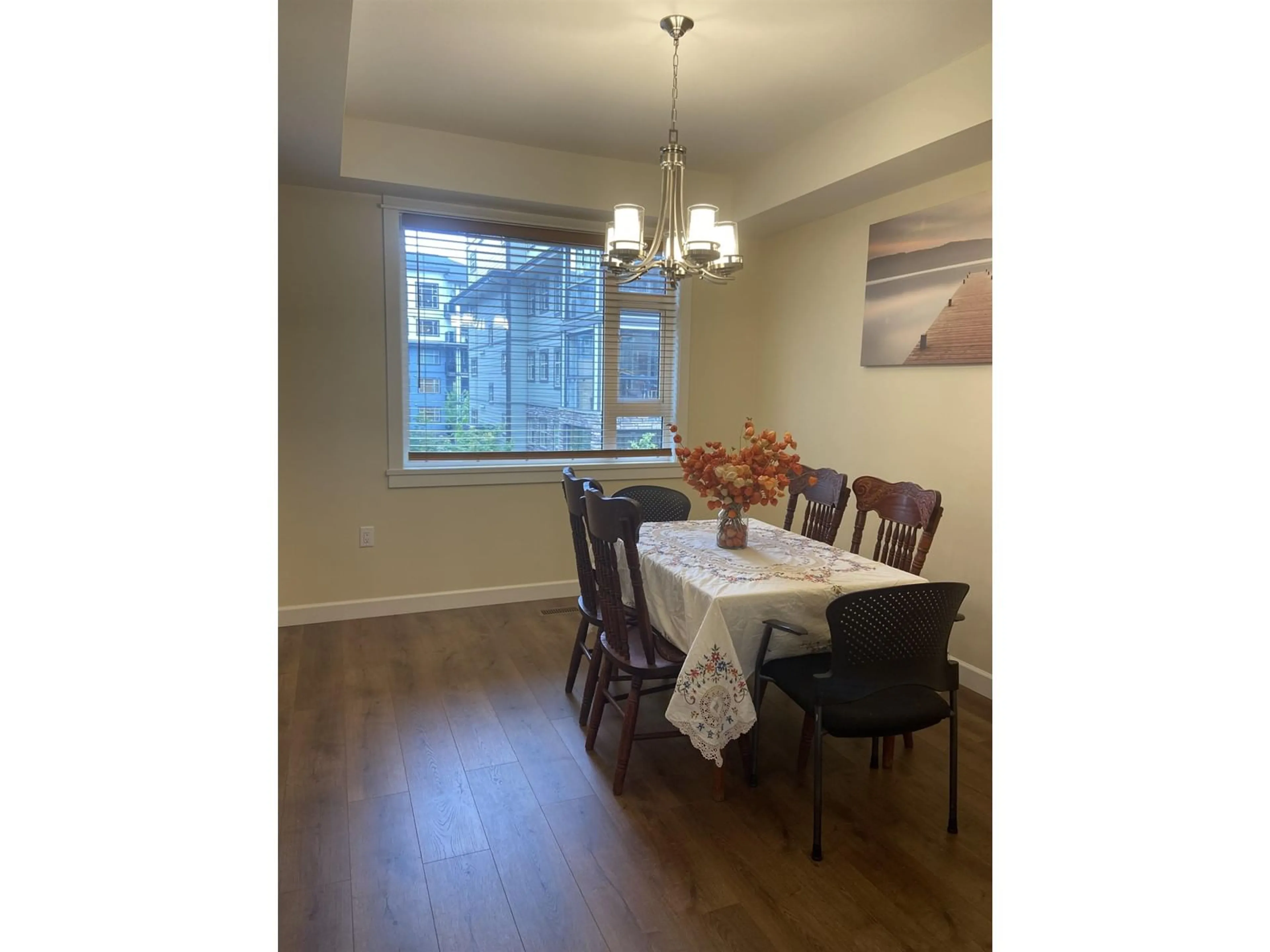 Dining room, wood/laminate floor for 9 - 8567 204, Langley British Columbia V2Y3R2