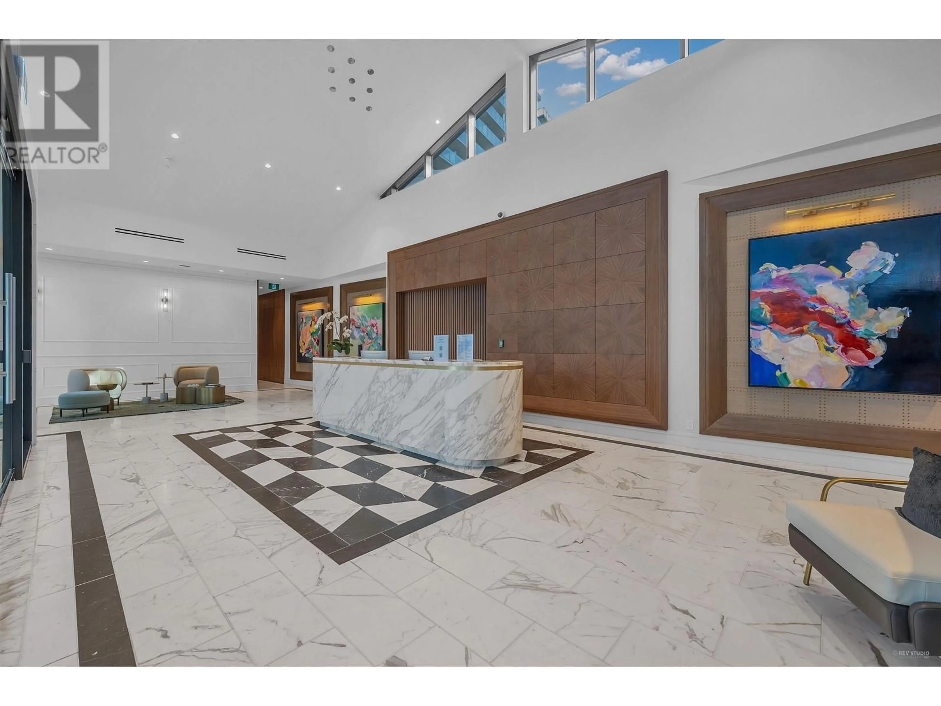 Indoor lobby, ceramic floors for 608 6855 PEARSON WAY, Richmond British Columbia V7C0E9