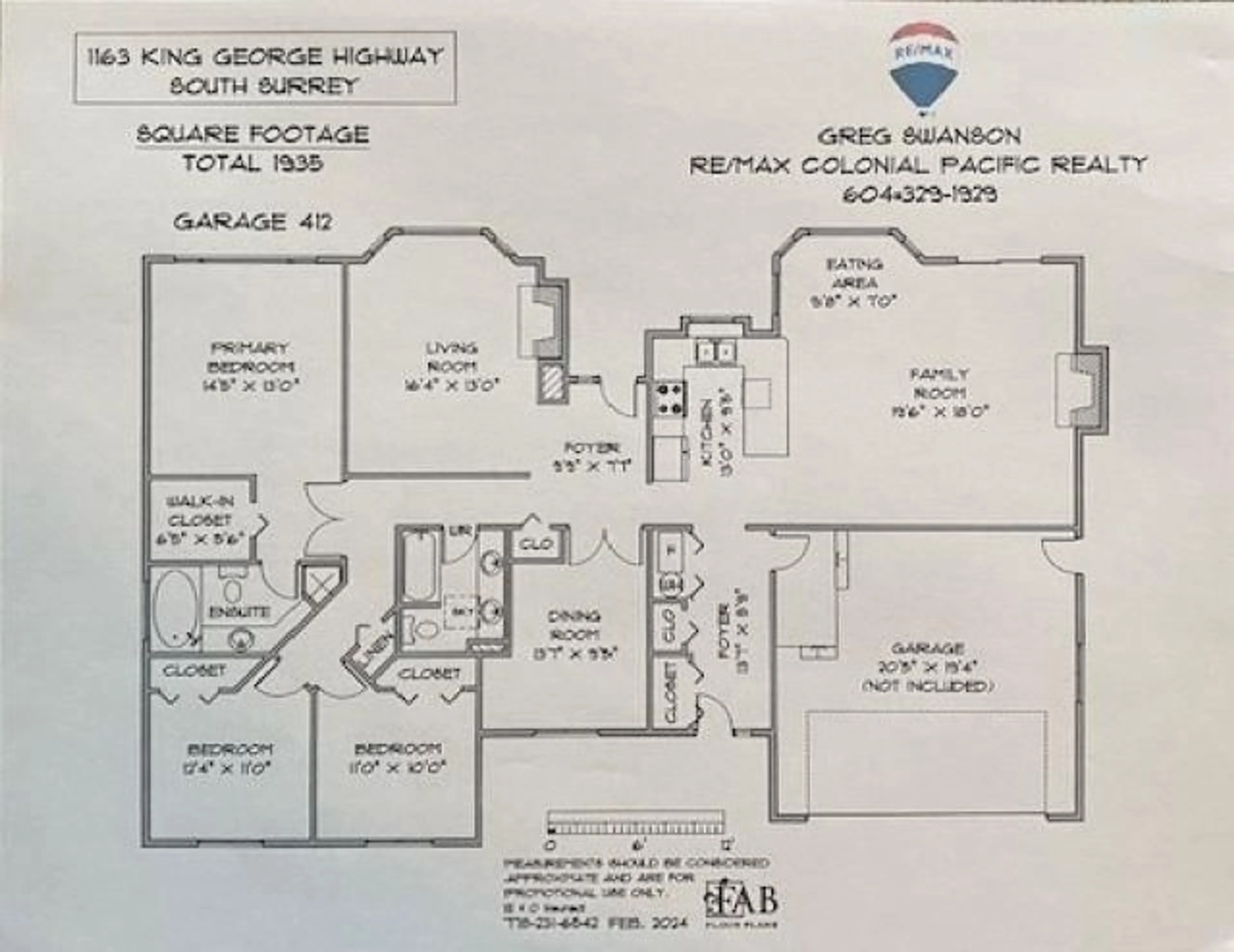 Floor plan for 1163 KING GEORGE BOULEVARD, Surrey British Columbia V4A4Z1
