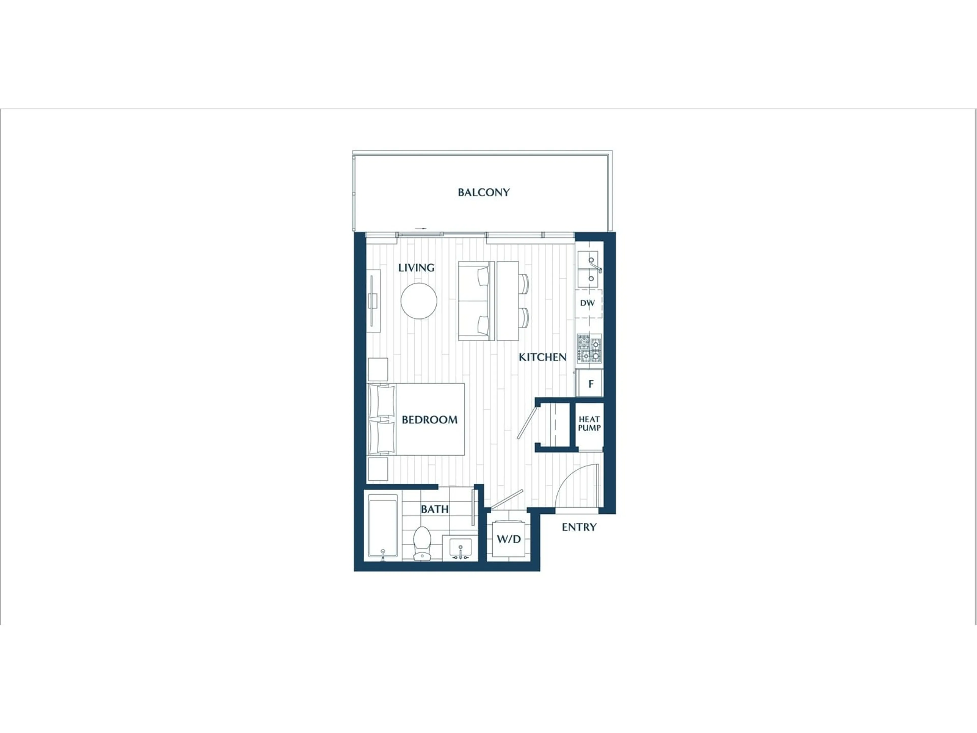 Floor plan for 1806 9675 KING GEORGE BOULEVARD, Surrey British Columbia V3T2V3