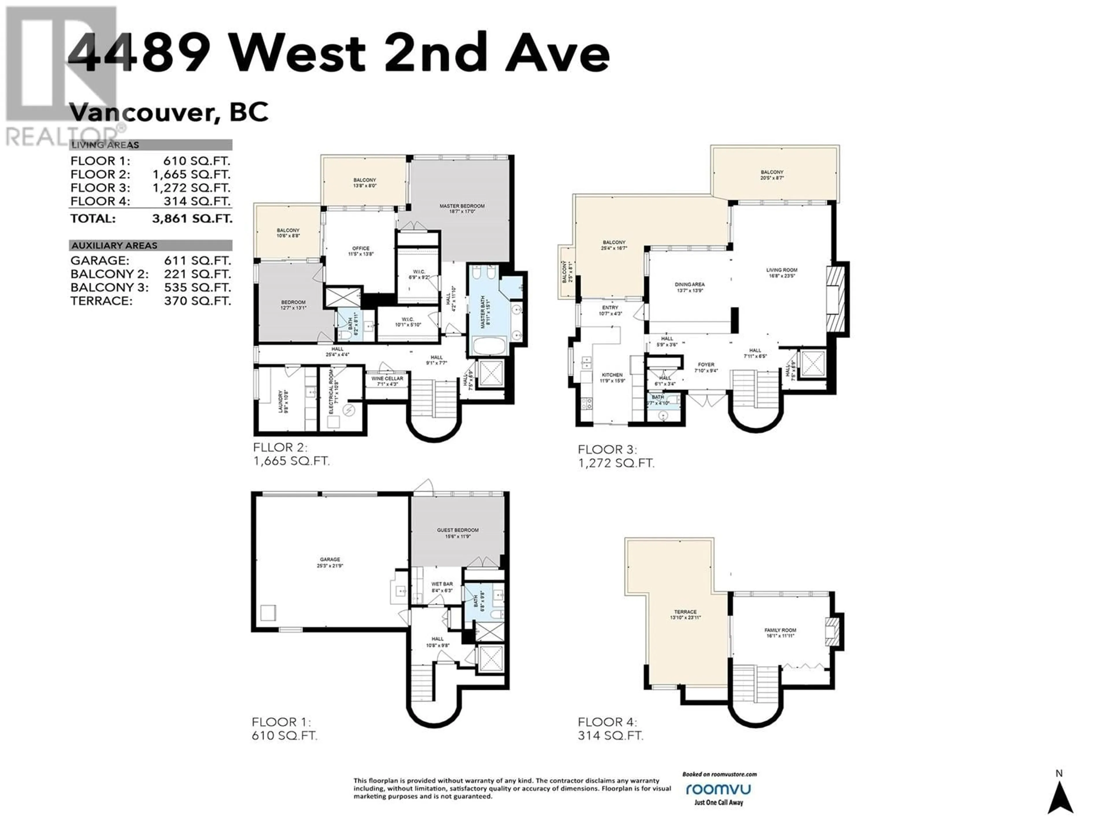 Floor plan for 4489 2ND AVENUE, Vancouver British Columbia V6R1K6