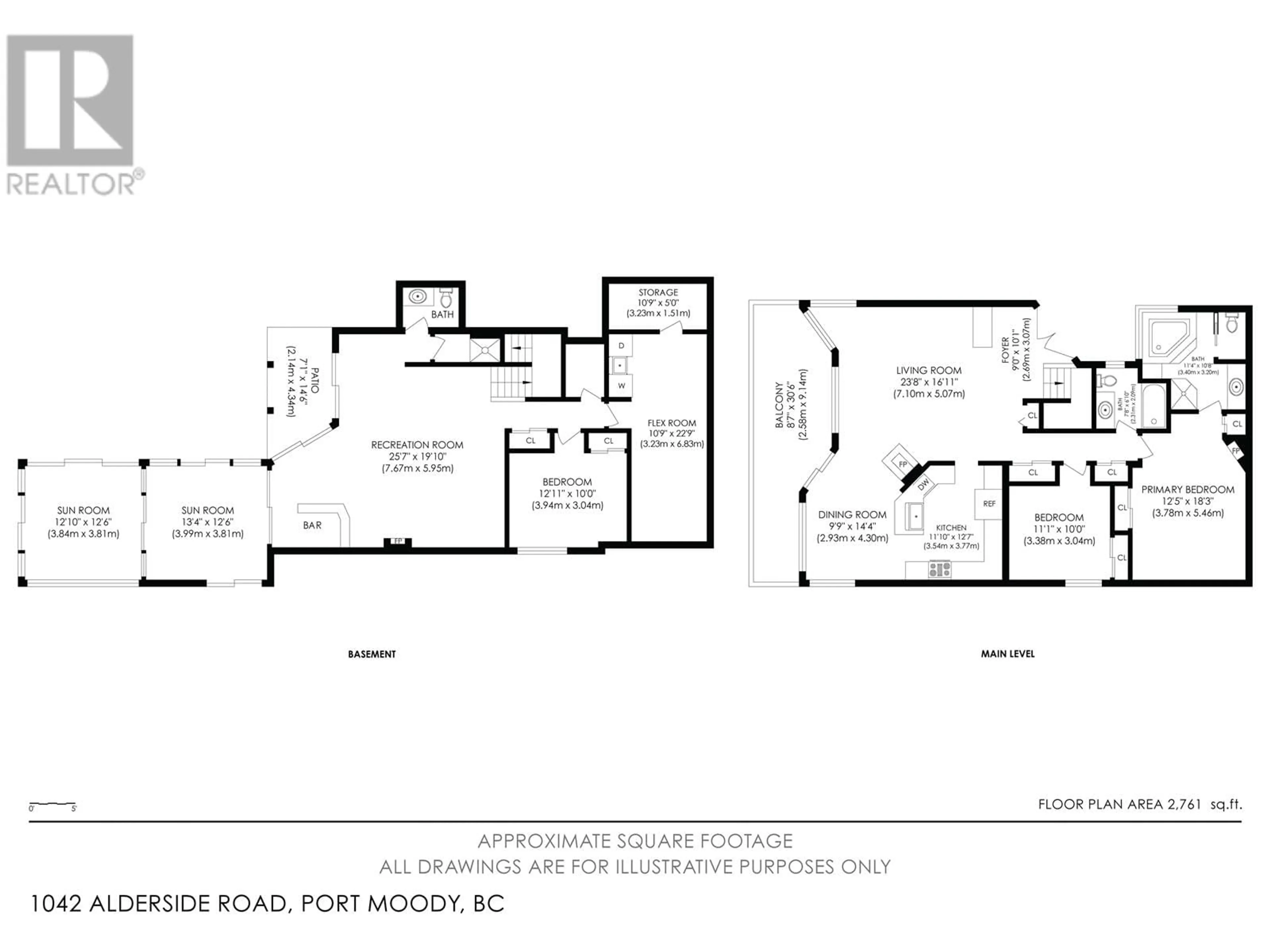 Floor plan for 1042 ALDERSIDE ROAD, Port Moody British Columbia V3H3A6