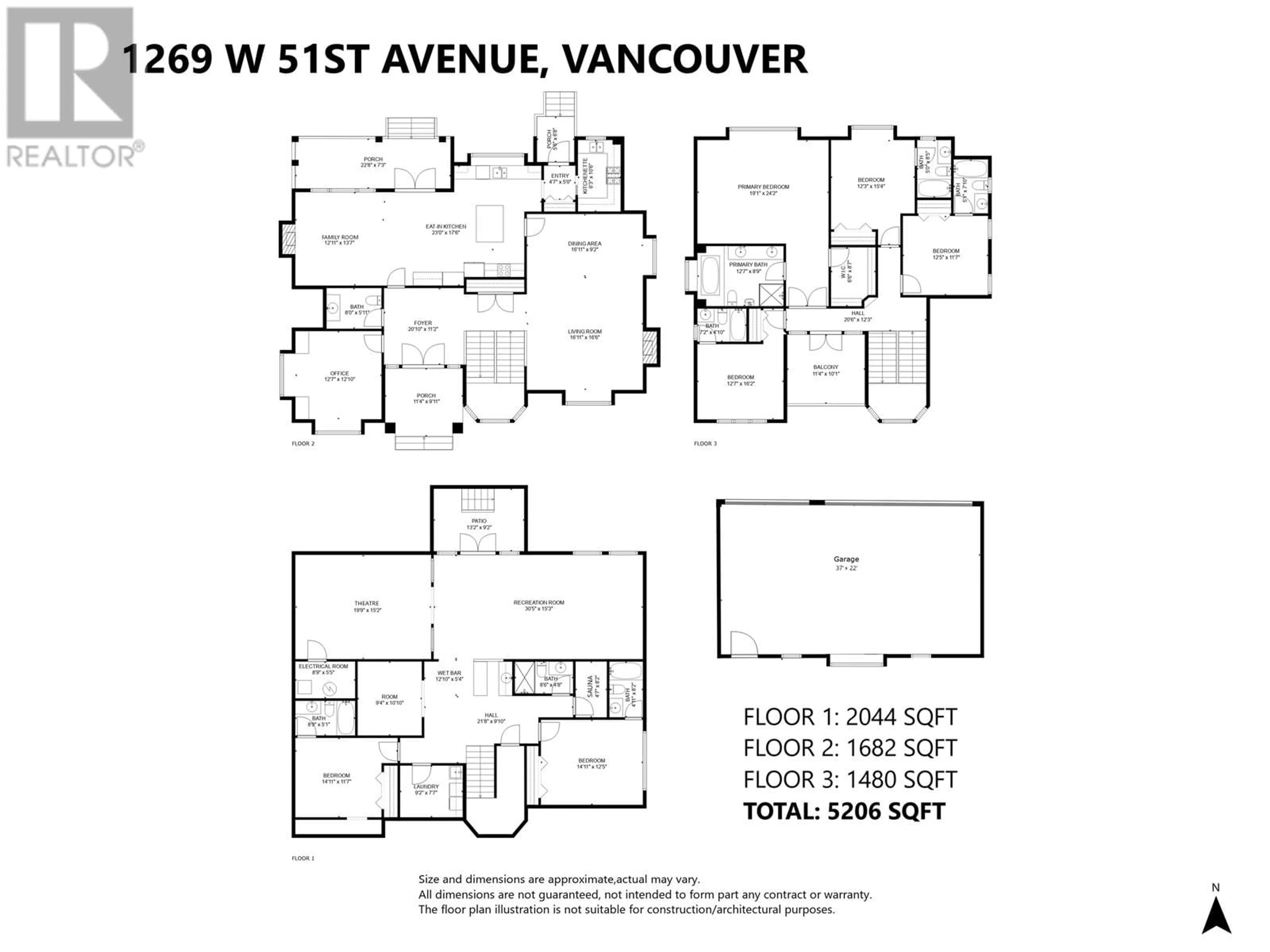 Floor plan for 1269 W 51ST AVENUE, Vancouver British Columbia V6P1C4