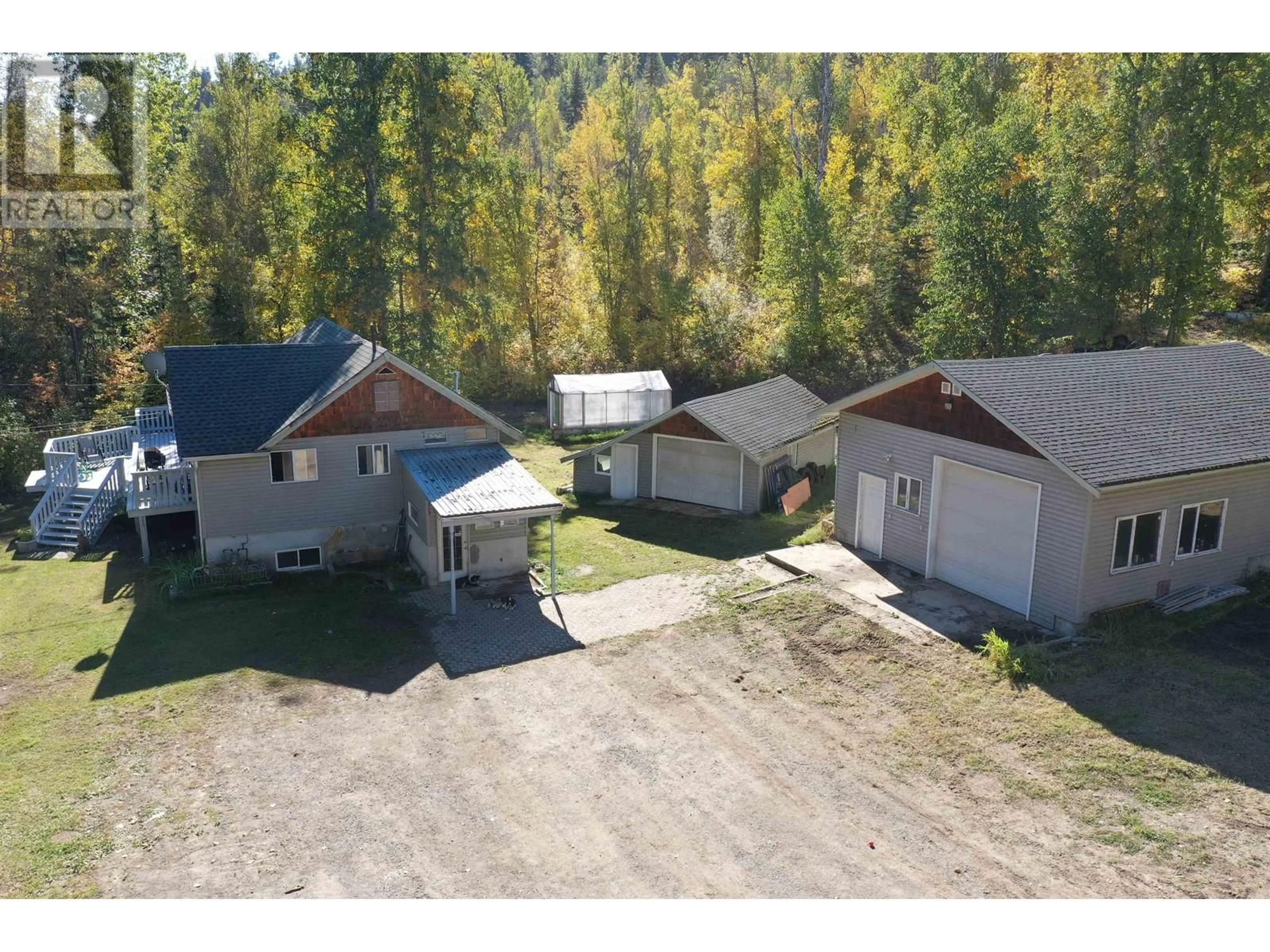 A pic from outside/outdoor area/front of a property/back of a property/a pic from drone, unknown for 1181 BERNADETTE ROAD, Quesnel British Columbia V2J6H9