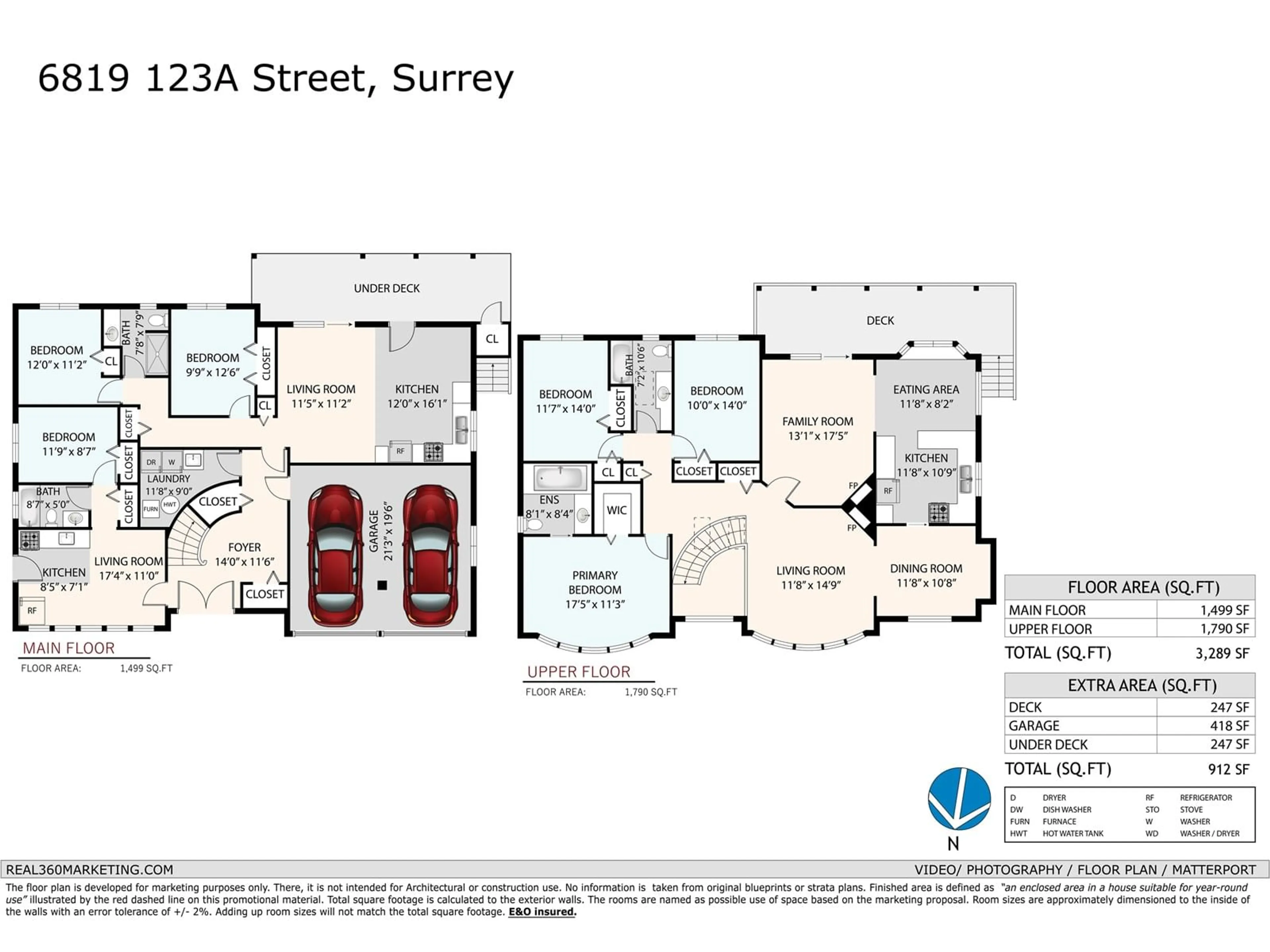 Floor plan for 6819 123A STREET, Surrey British Columbia V3W0X4