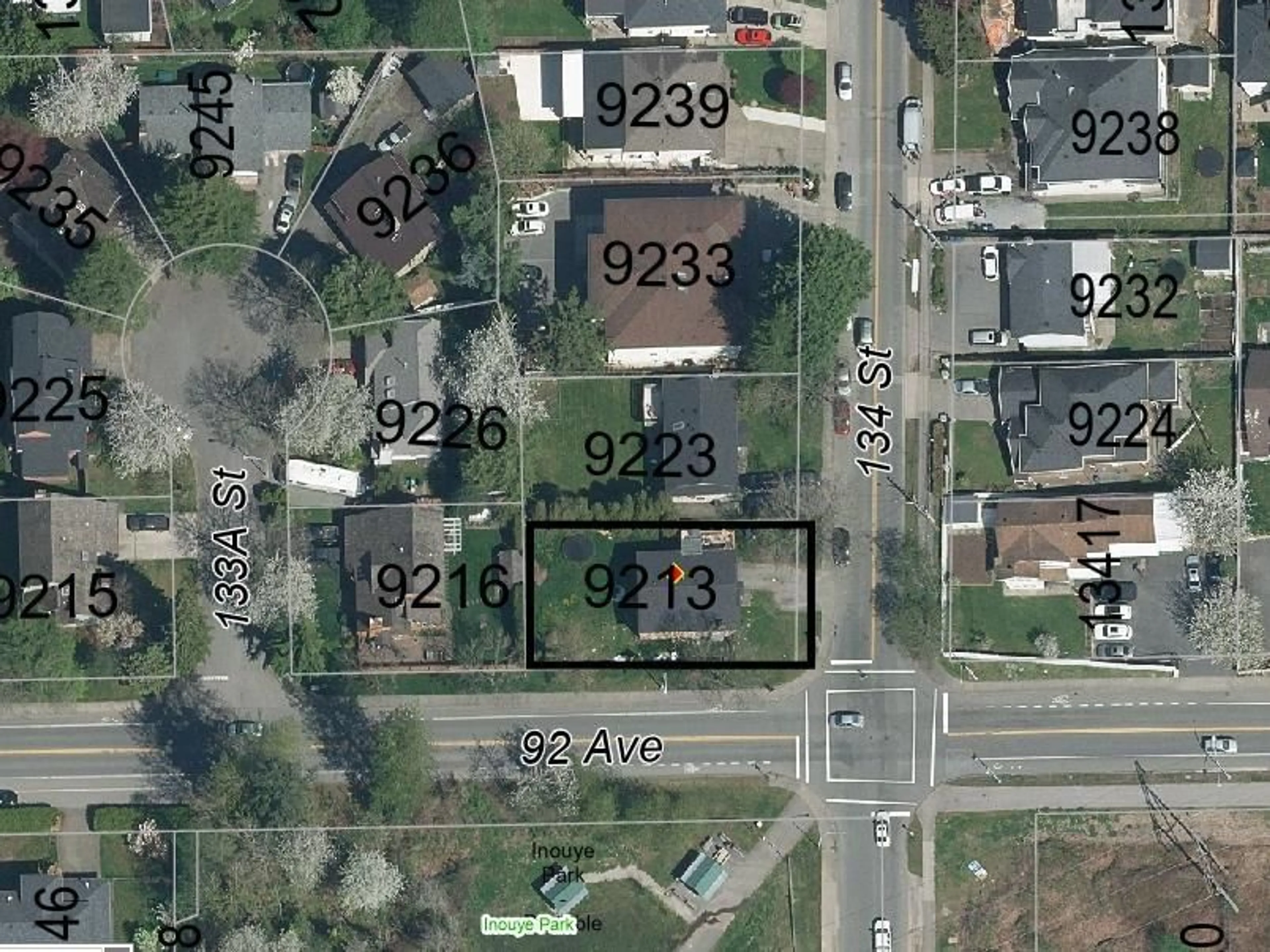 Picture of a map for 9213 134 STREET, Surrey British Columbia V3V5R8