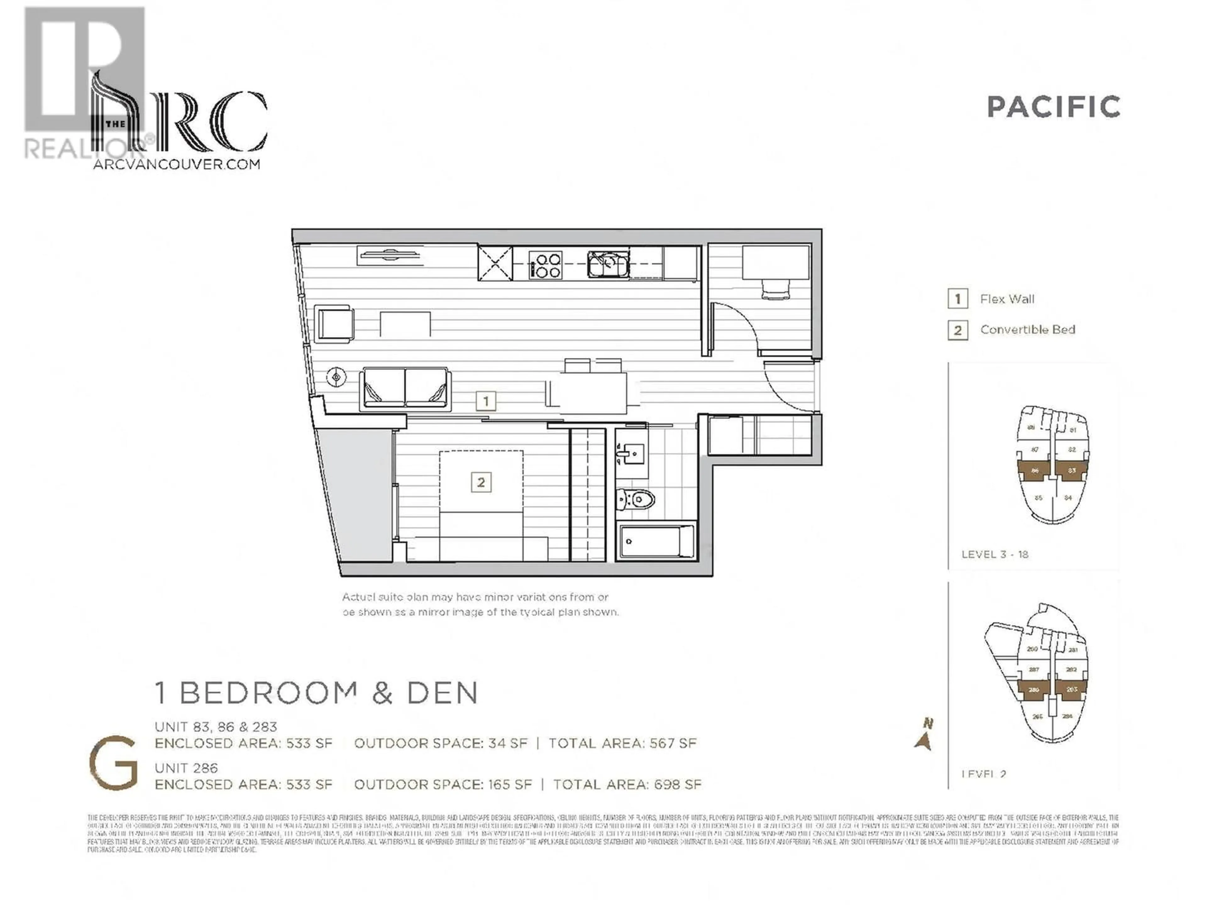 Floor plan for 383 87 NELSON STREET, Vancouver British Columbia V6Z0E8