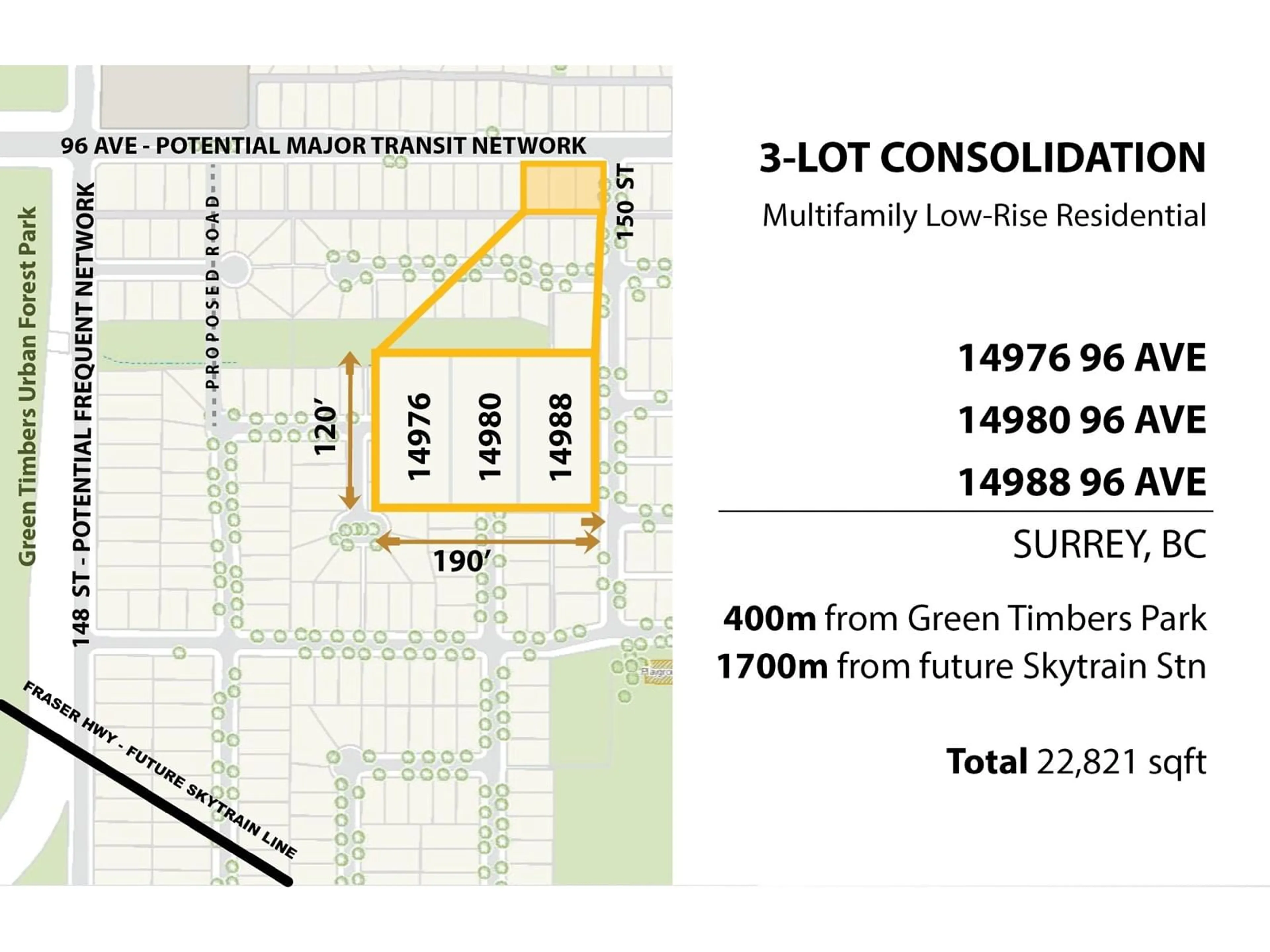 Picture of a map for 14988 96 AVENUE, Surrey British Columbia V3R1E7