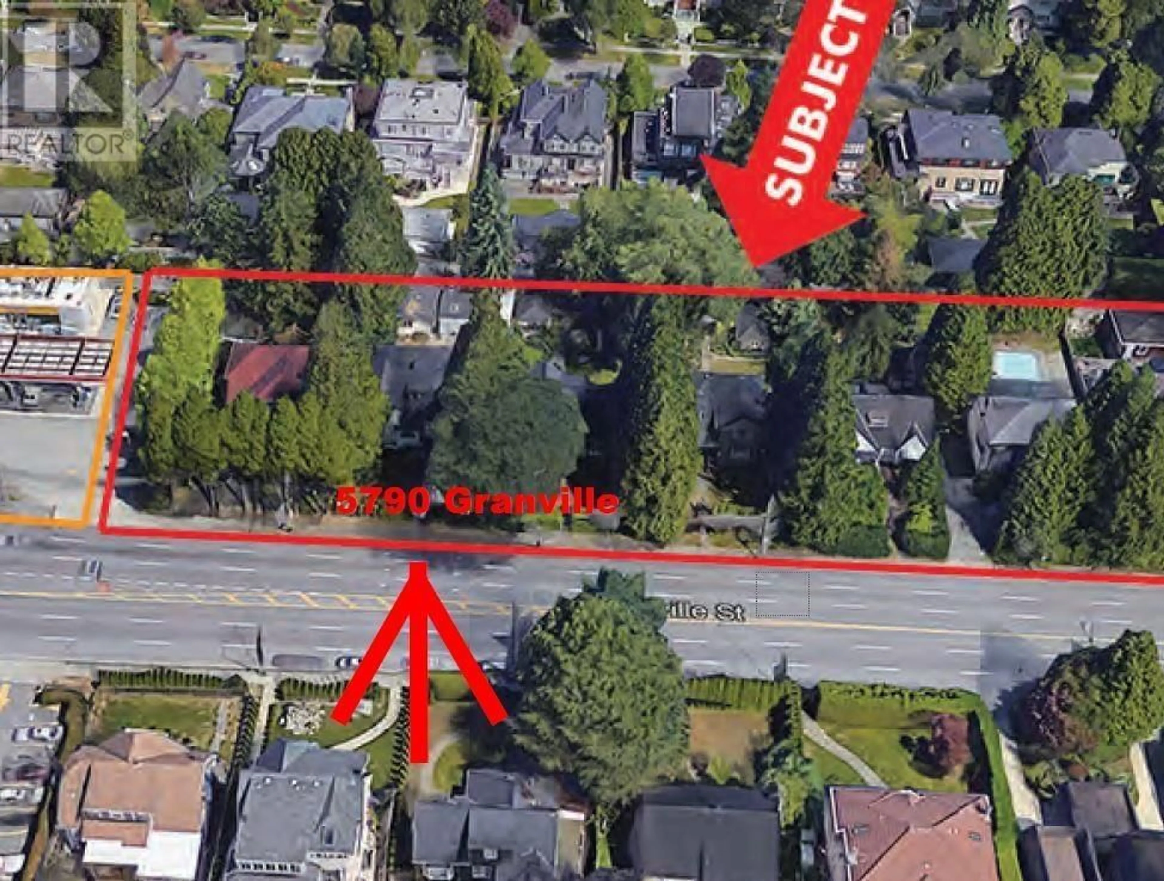 Frontside or backside of a home for 5790 GRANVILLE STREET, Vancouver British Columbia V6M3C7