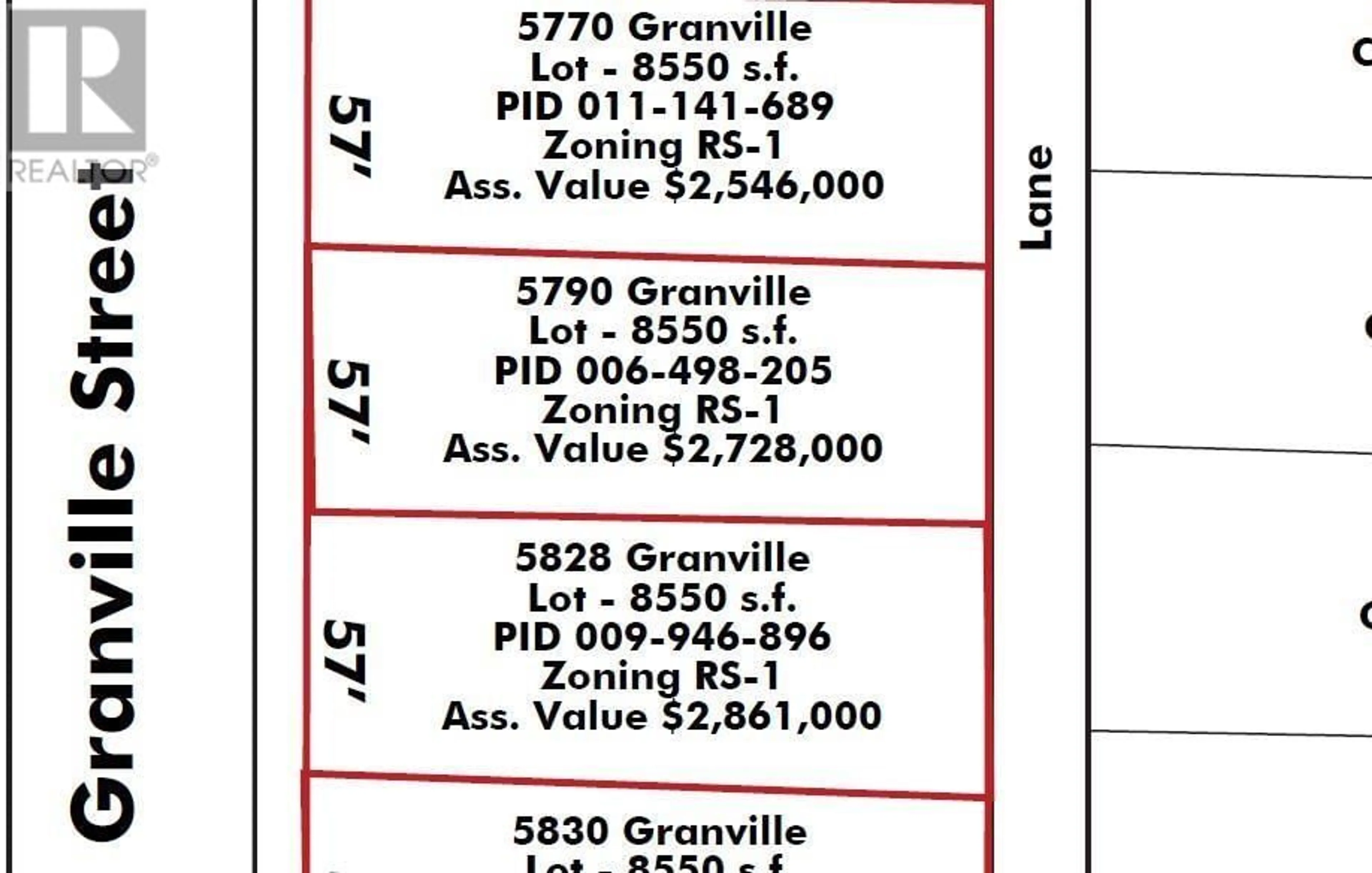 Floor plan for 5790 GRANVILLE STREET, Vancouver British Columbia V6M3C7