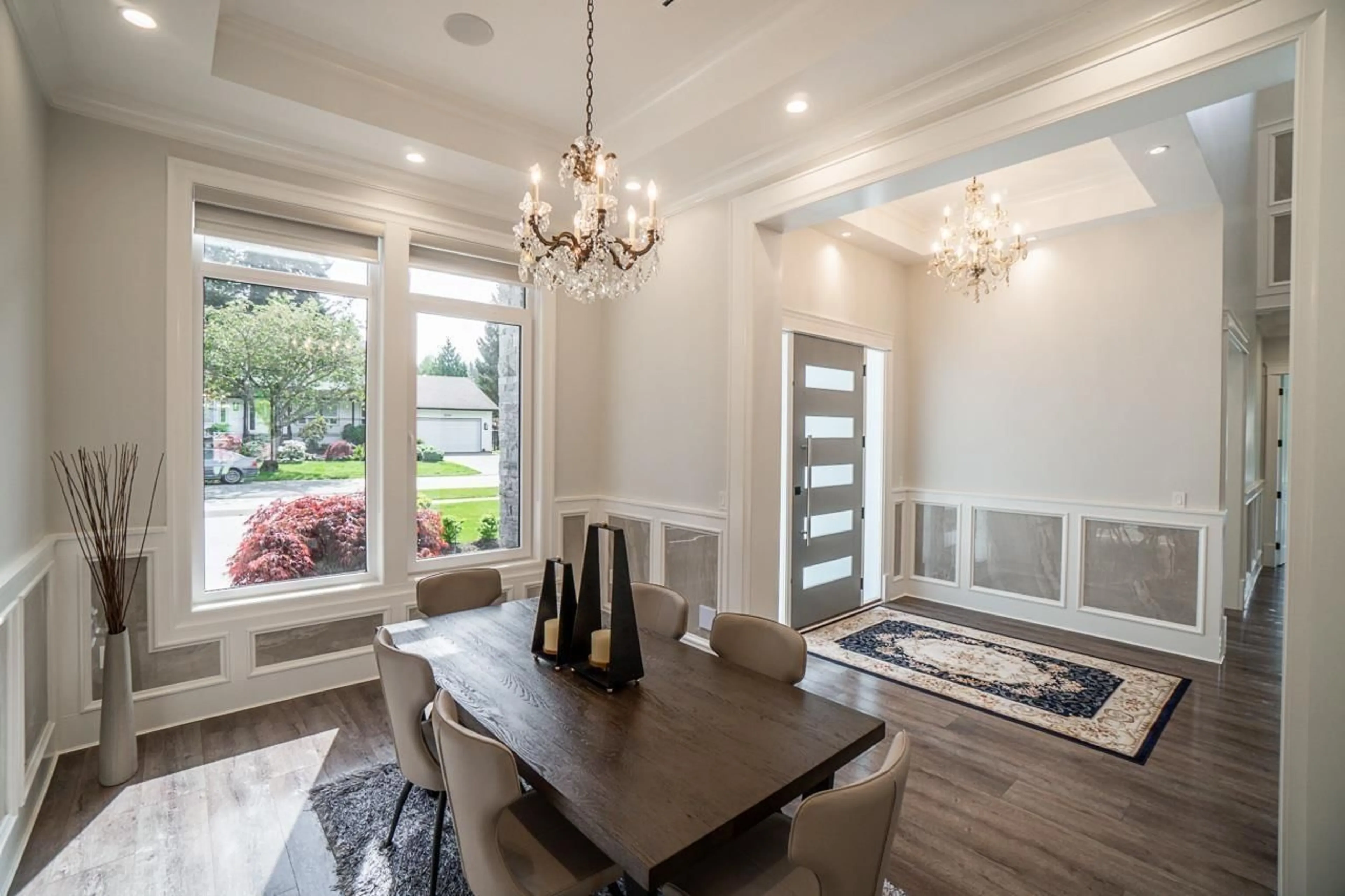 Dining room, wood floors, cottage for 2305 129B STREET, Surrey British Columbia V4A7G7