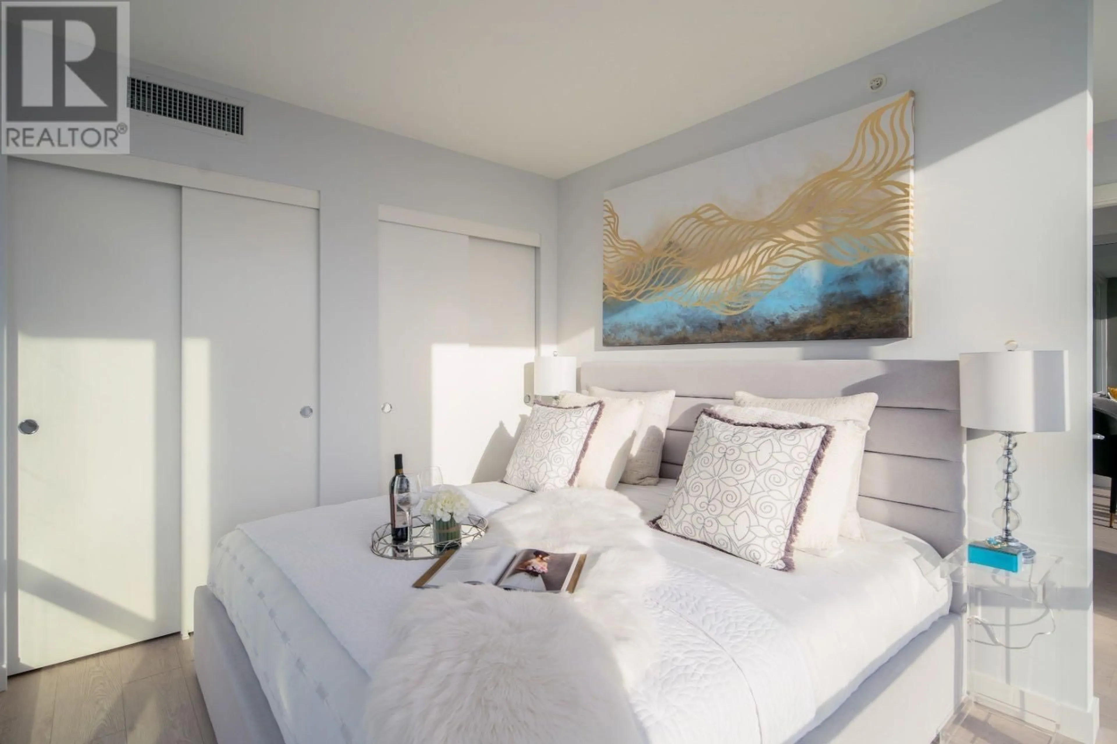 Bedroom with bed, unknown for 1005 - 6833 BUSWELL STREET, Richmond British Columbia V6Y0L3
