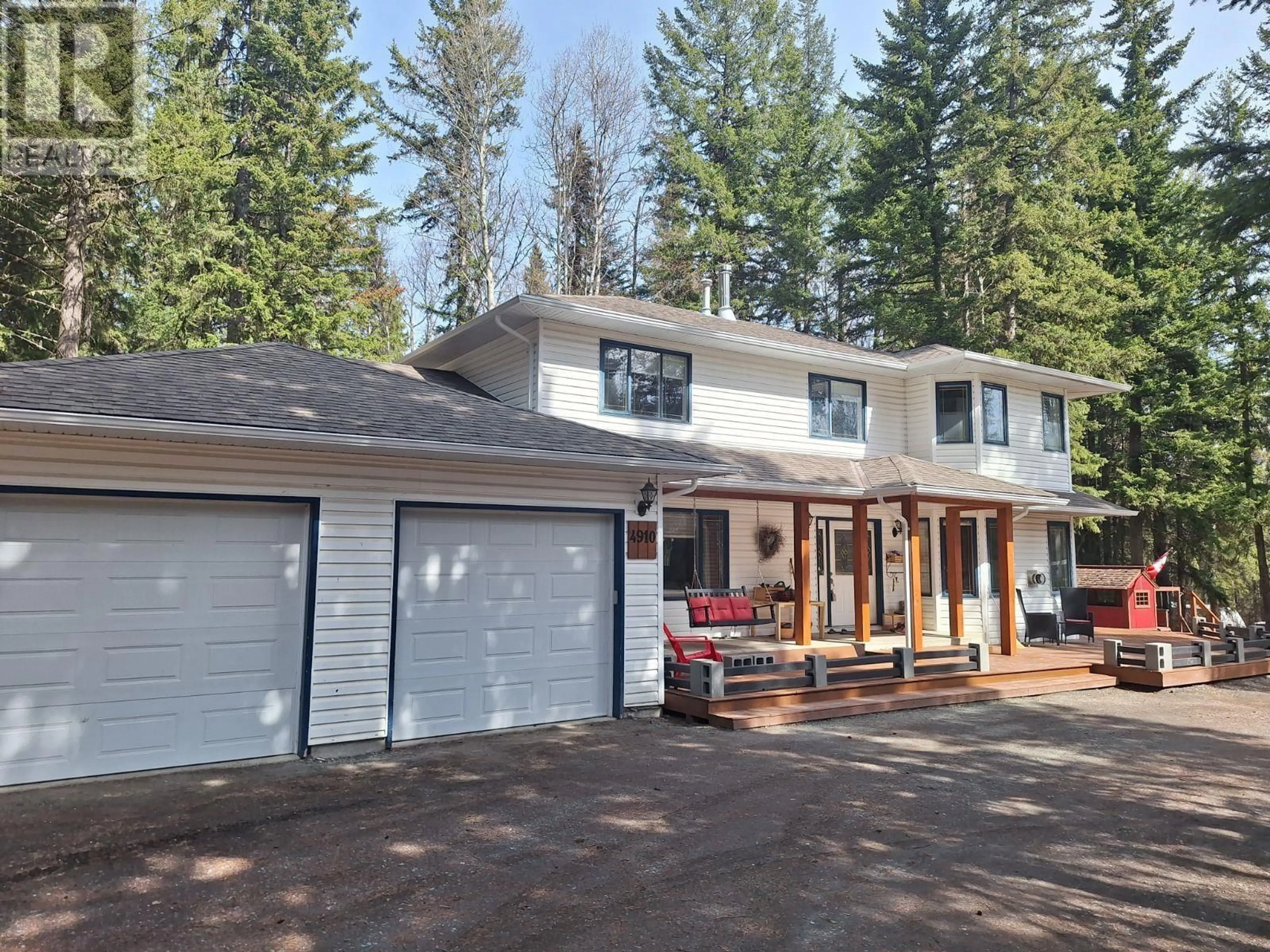 Frontside or backside of a home for 4910 CREST ROAD, Prince George British Columbia V2M7C5