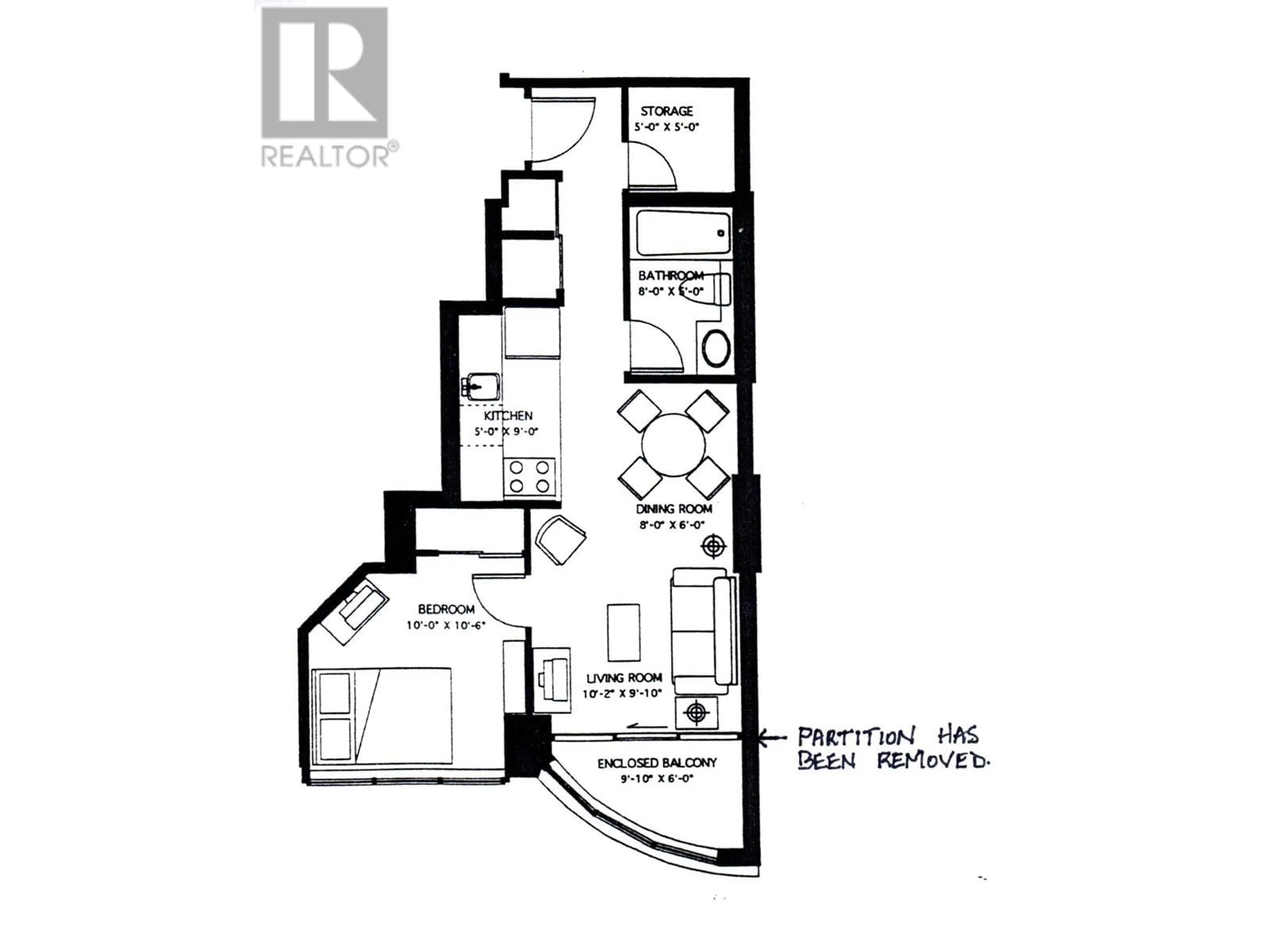 Floor plan for 1407 555 JERVIS STREET, Vancouver British Columbia V6E4N1
