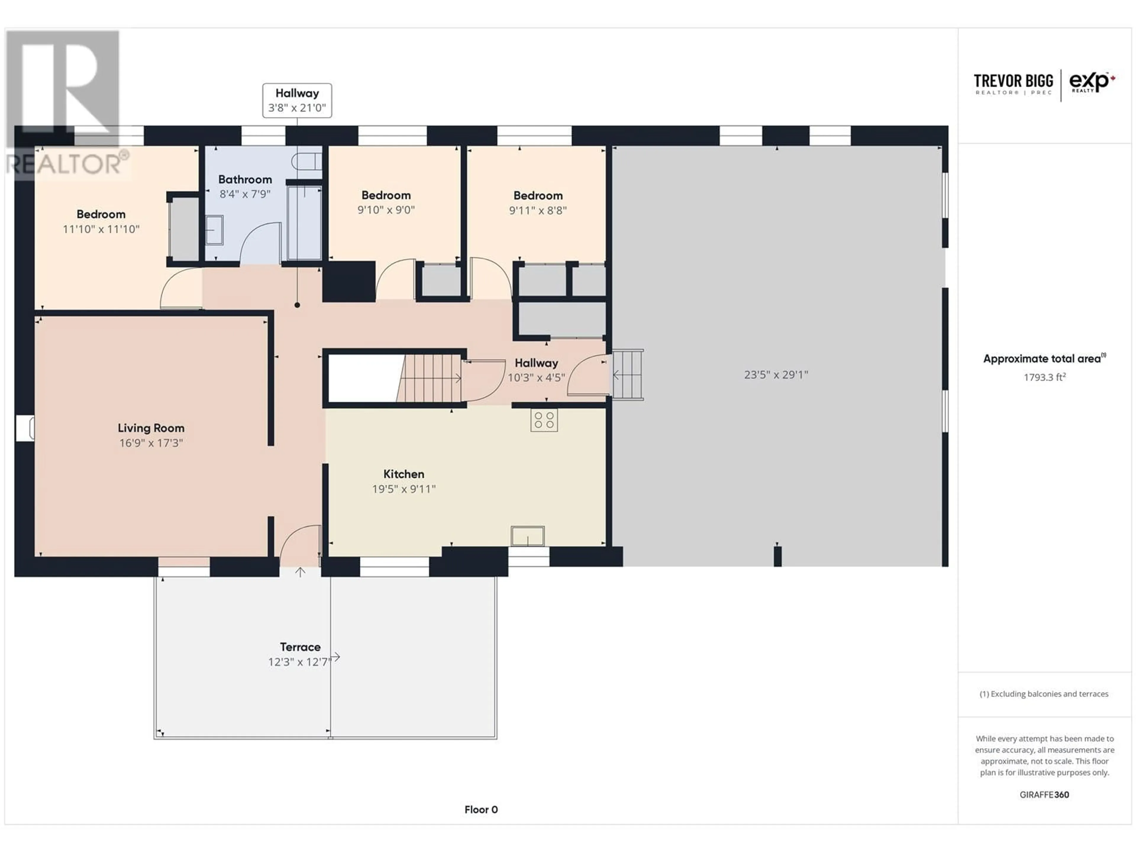 Floor plan for 1341 HODGSON ROAD, Williams Lake British Columbia V2G4X9