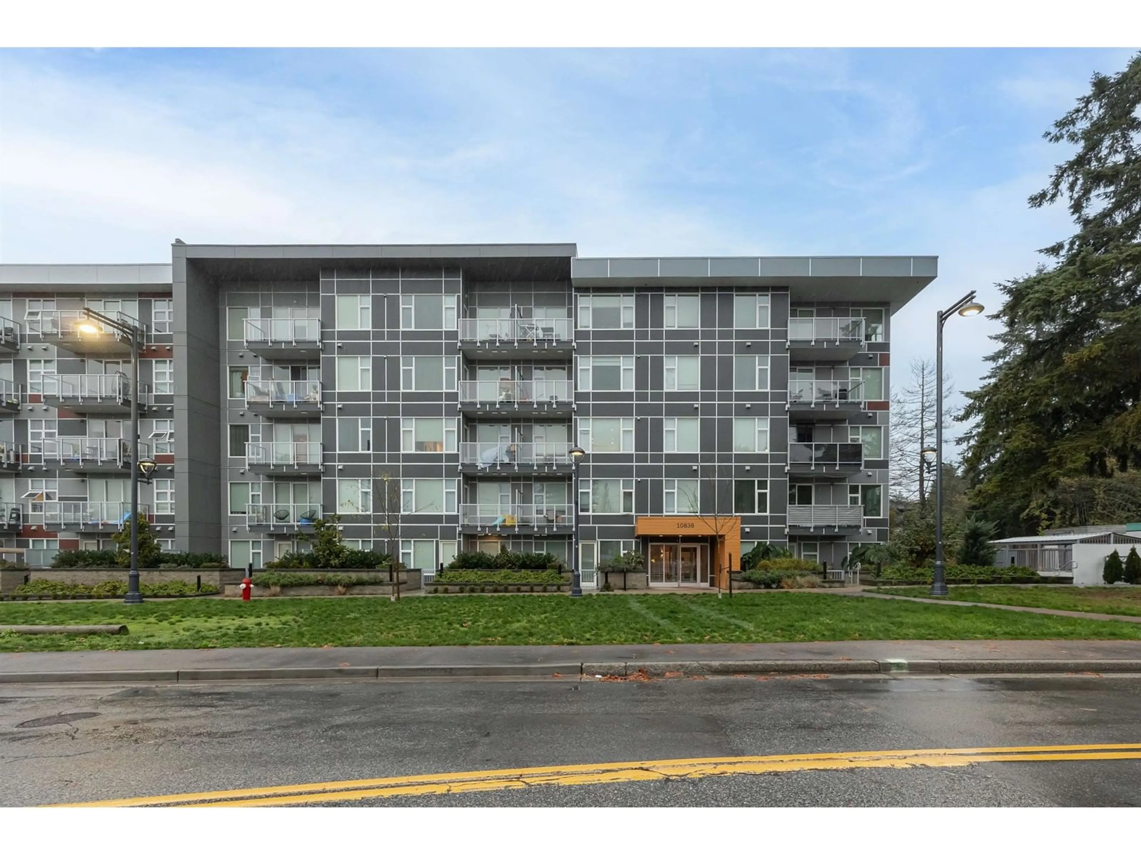 A pic from exterior of the house or condo for 406 10838 WHALLEY BOULEVARD, Surrey British Columbia V3R0G8