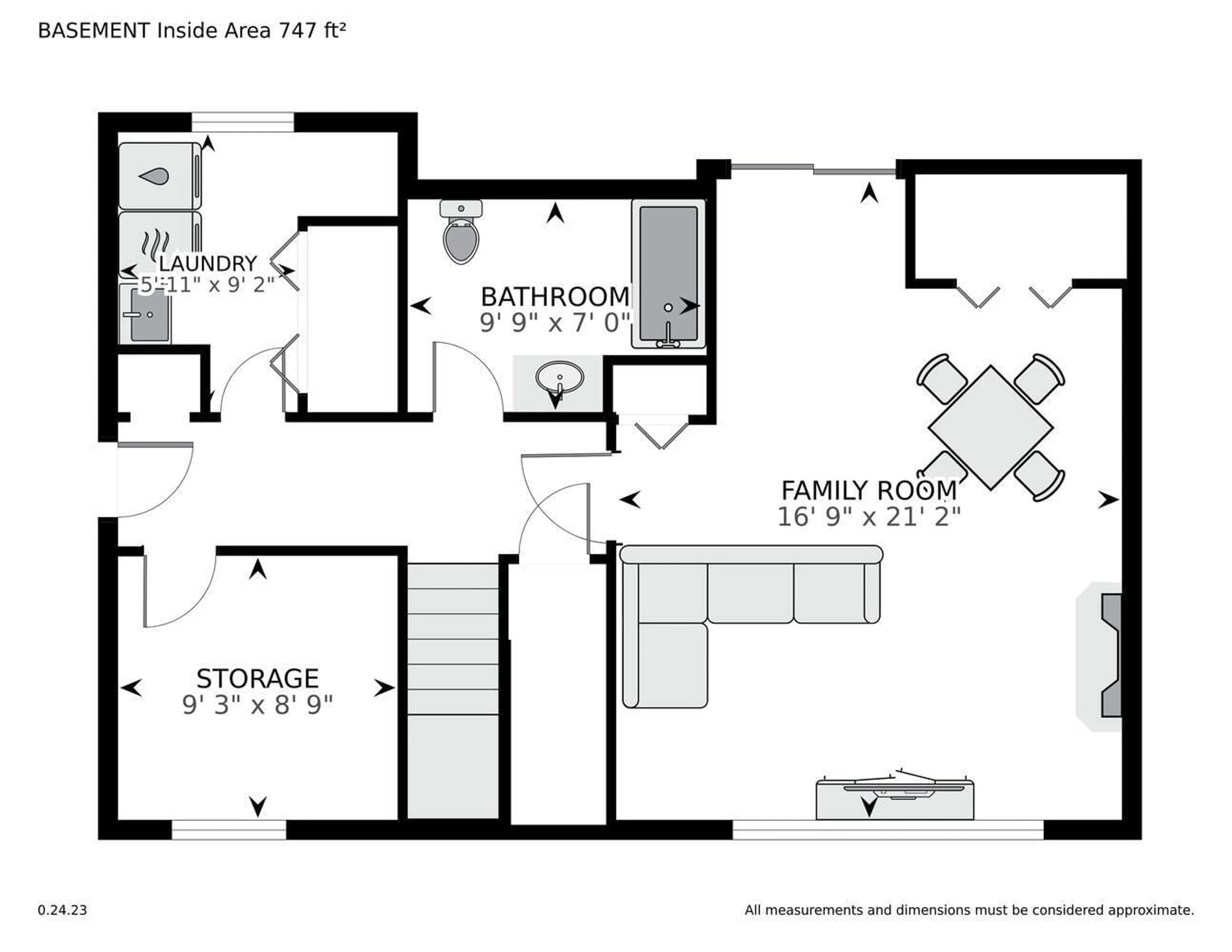 Floor plan for 1579 136 STREET, Surrey British Columbia V4A5H3