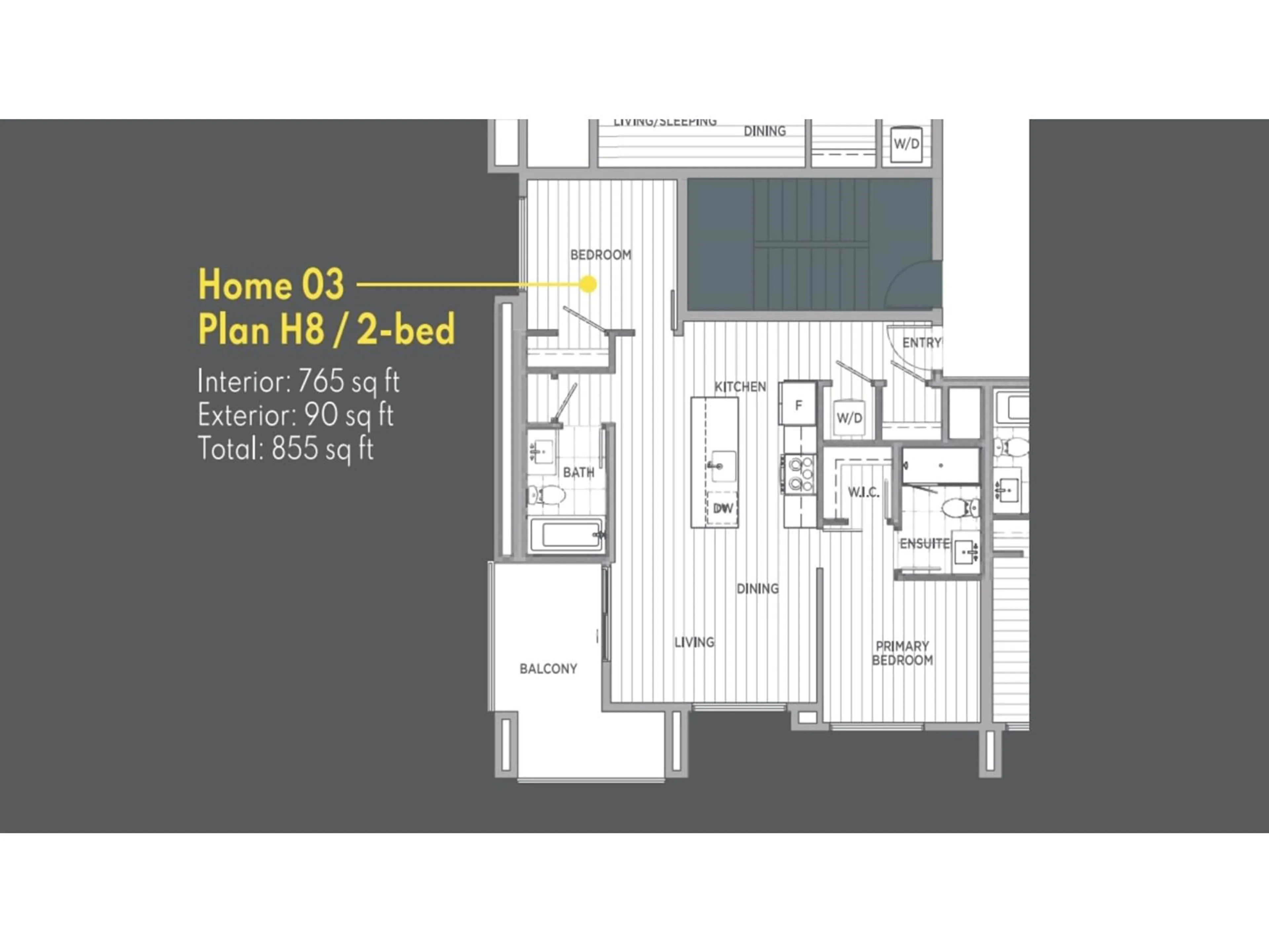Floor plan for E203 10828 139A STREET, Surrey British Columbia V3R3E5